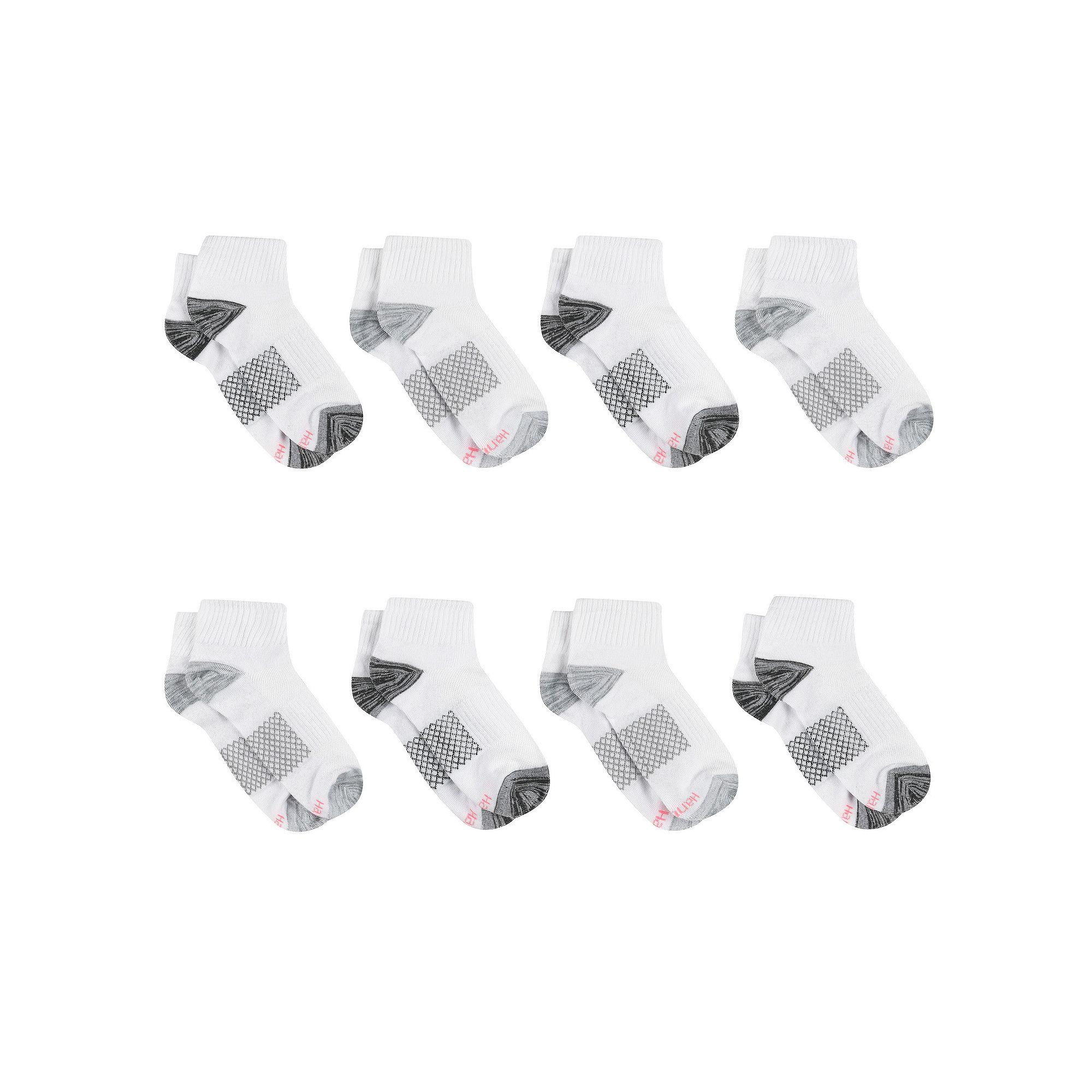 Women's Hanes Ultimate® Cool Comfort® 8-Pack Breathable Ankle Socks HWUBA8,  Product Image