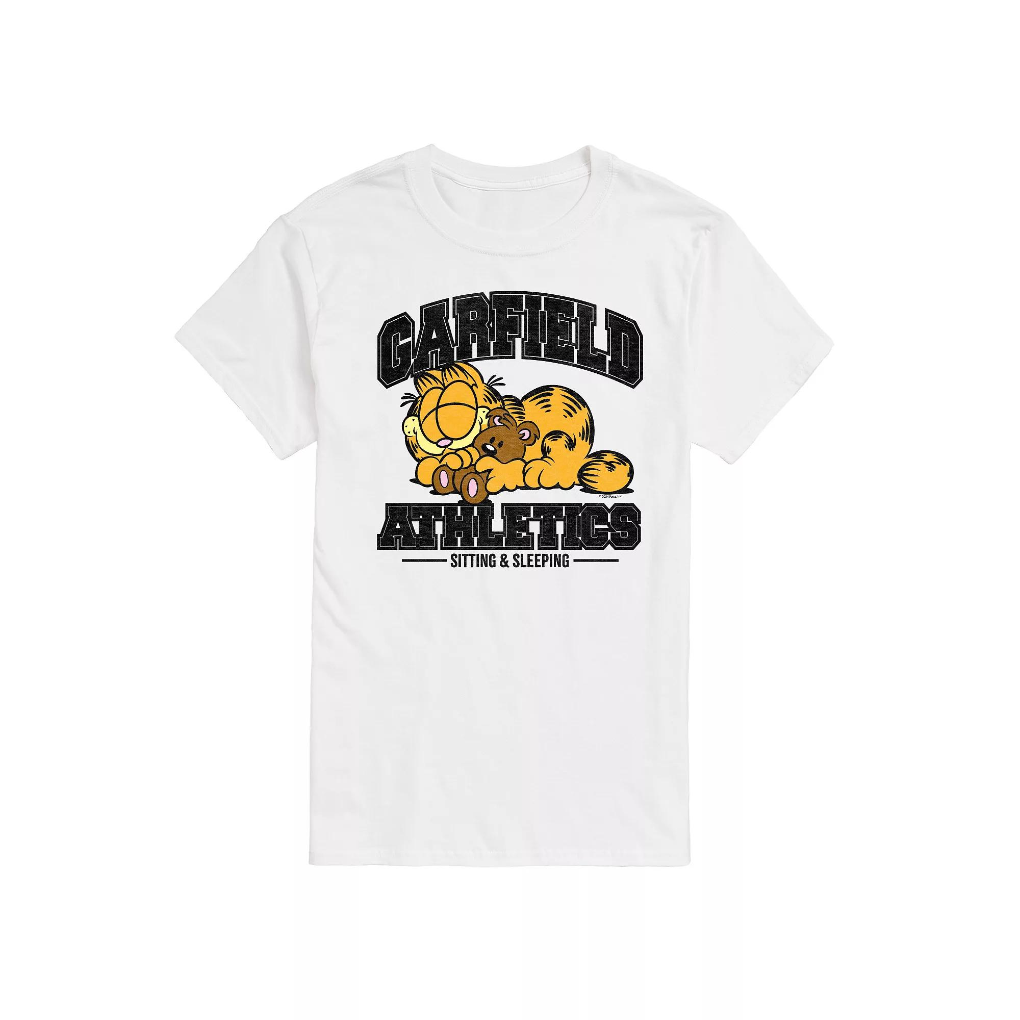 Men's Garfield Sleeping Athletics Graphic Tee,  Product Image