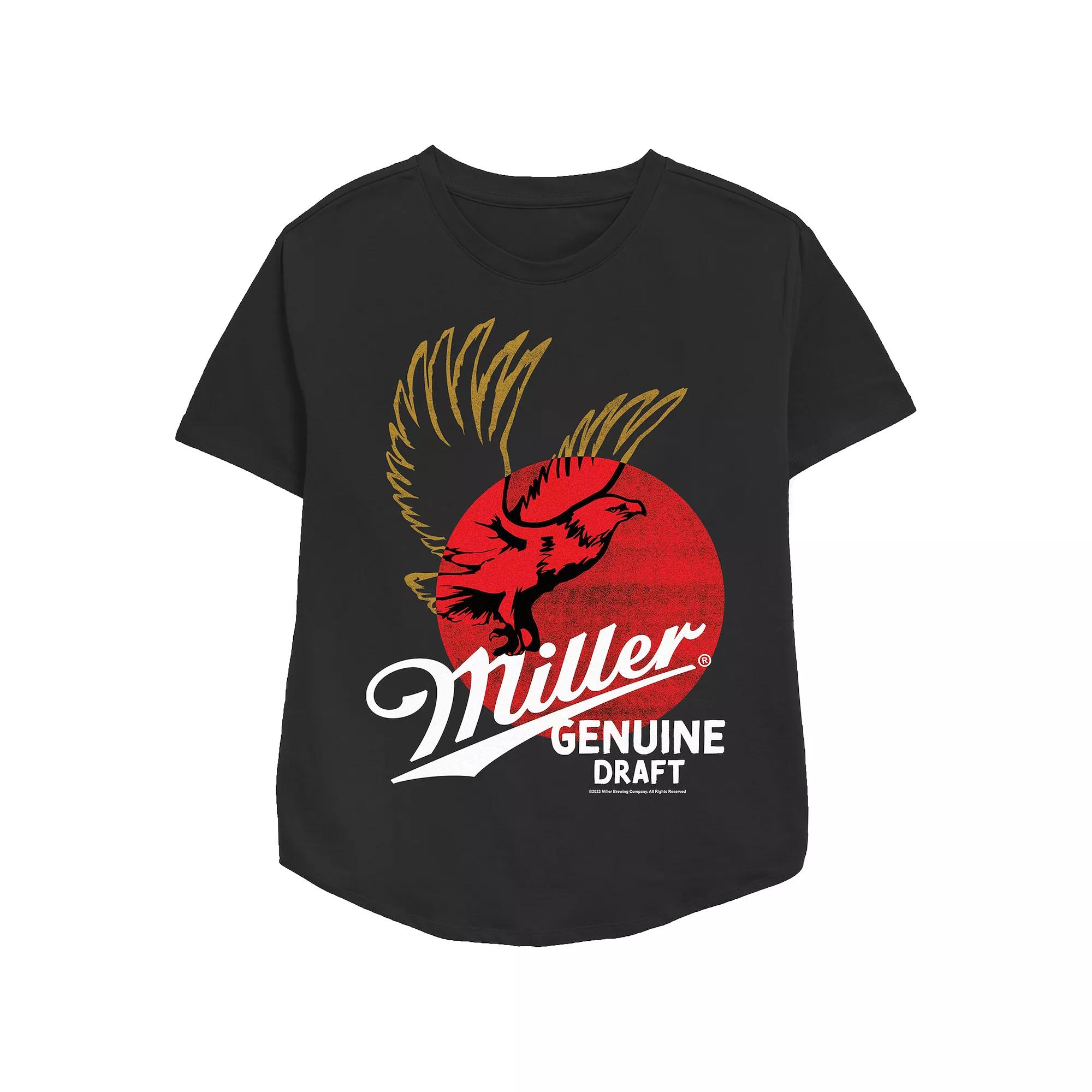 Women's Miller Genuine Draft Relaxed Fit Graphic Tee,  Product Image