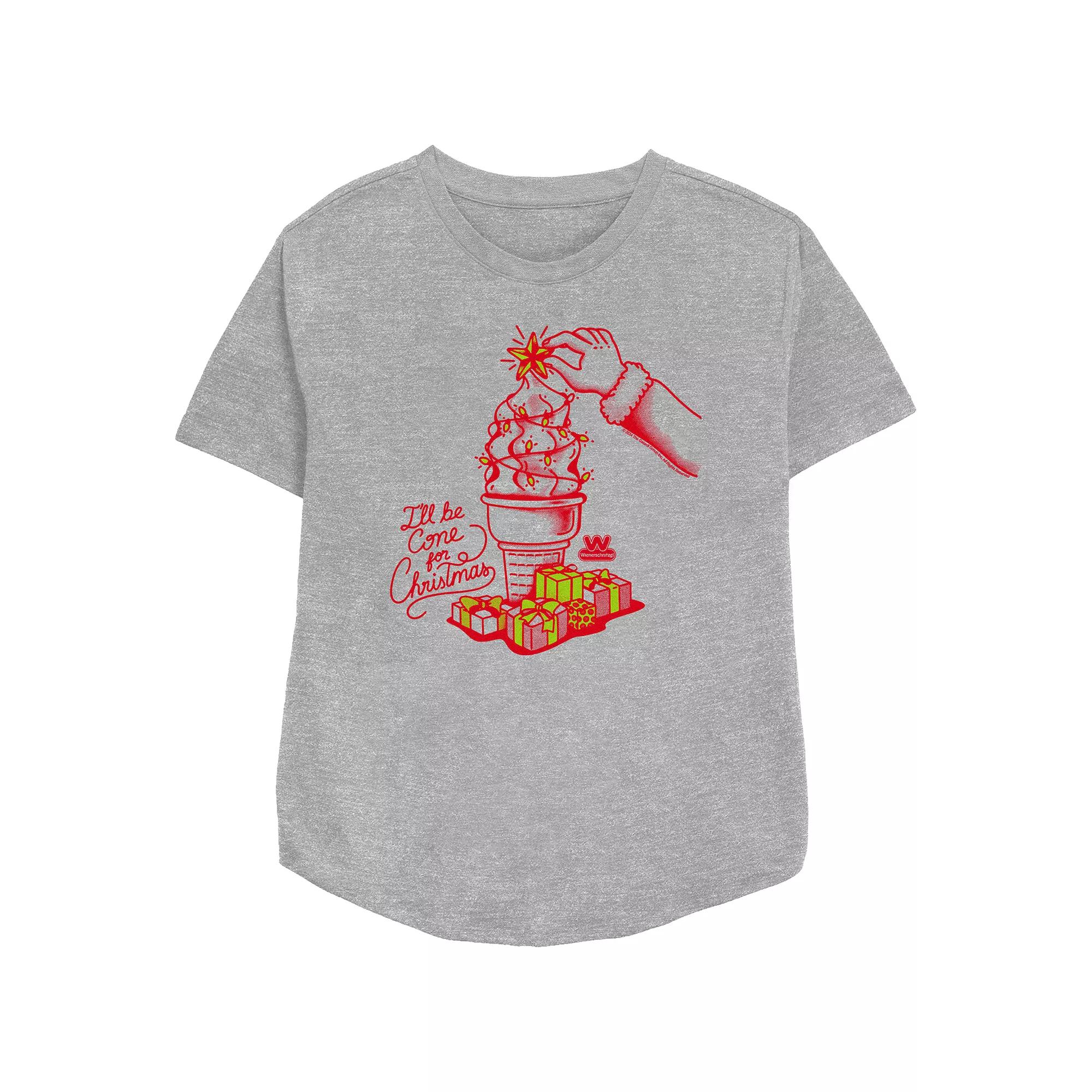 Women's Wienerschnitzel I'll Be Cone For Christmas Relaxed Fit Graphic Tee,  Product Image