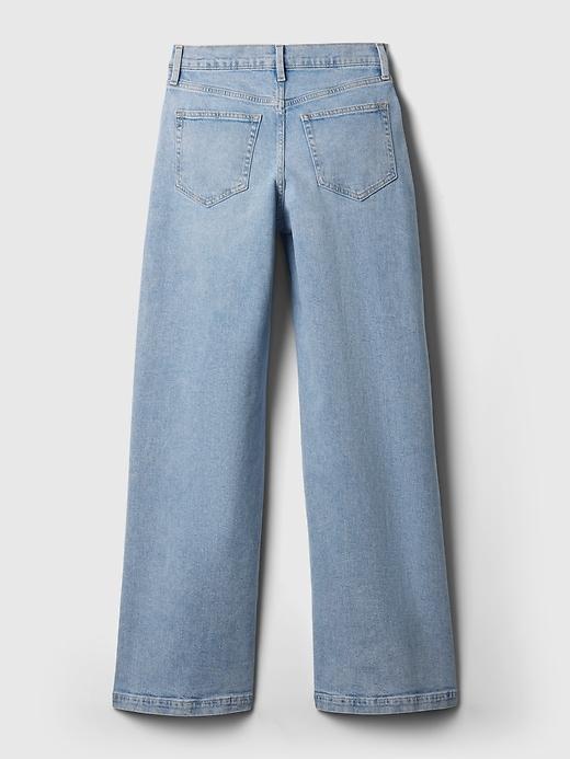 High Rise Stride Wide-Leg Jeans Product Image