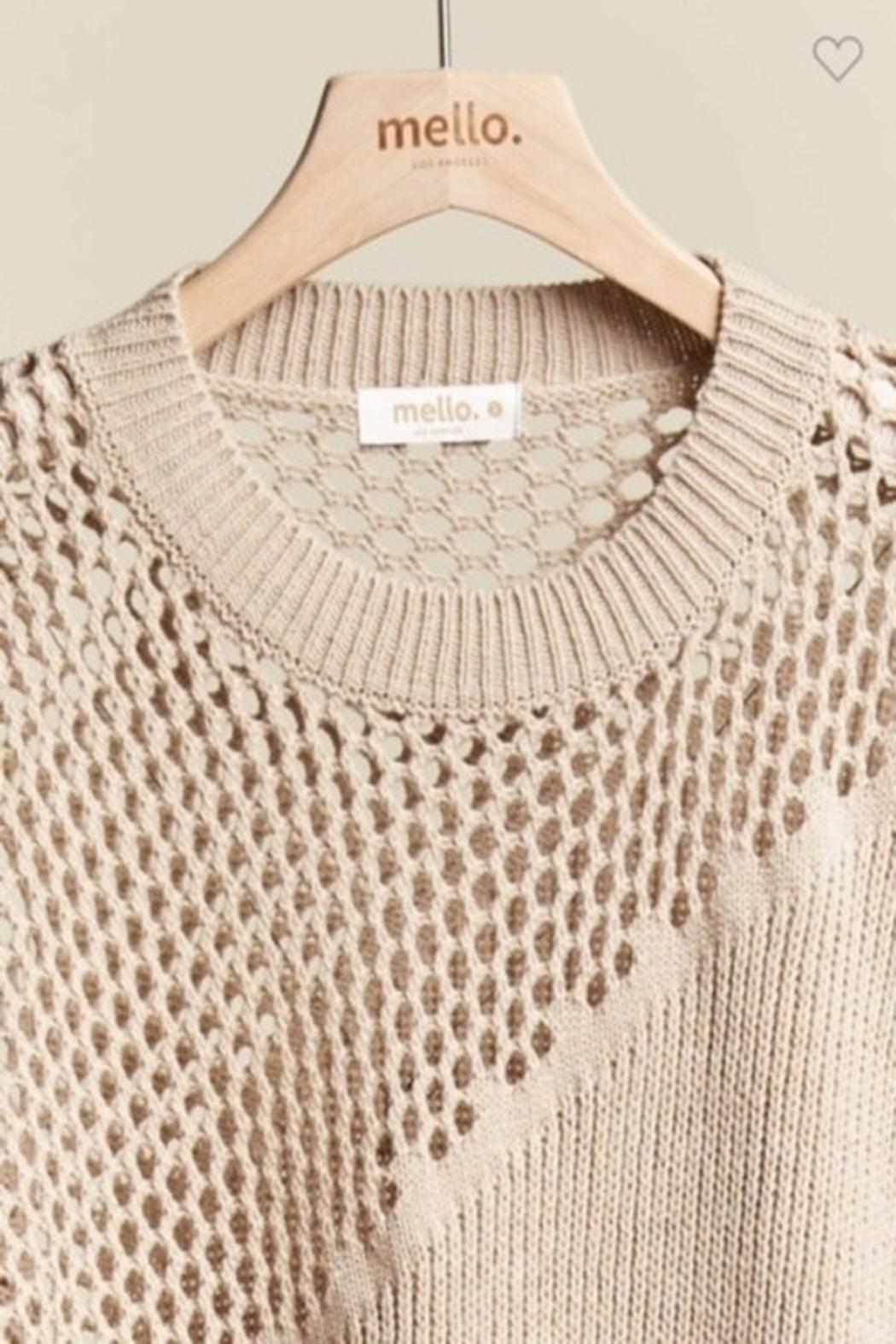 Multi Texture Sweater Product Image