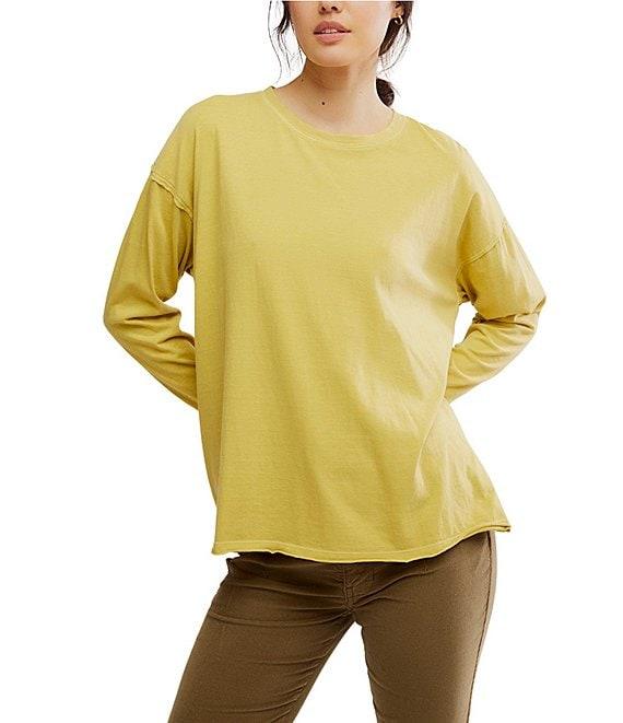 Free People Nina Crew Neck Long Sleeve Tee Product Image