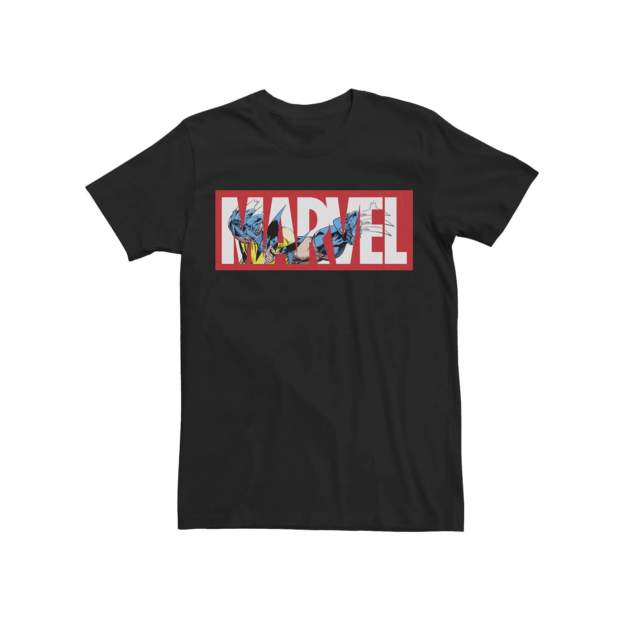 Men's Marvel X-Men Wolverine Logo Fill Tee,  Product Image