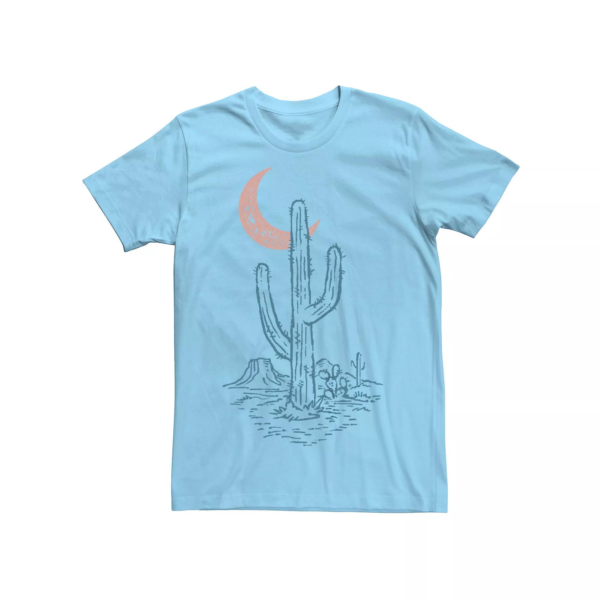 Men's Cactus Moon Desert Graphic Tee,  Product Image