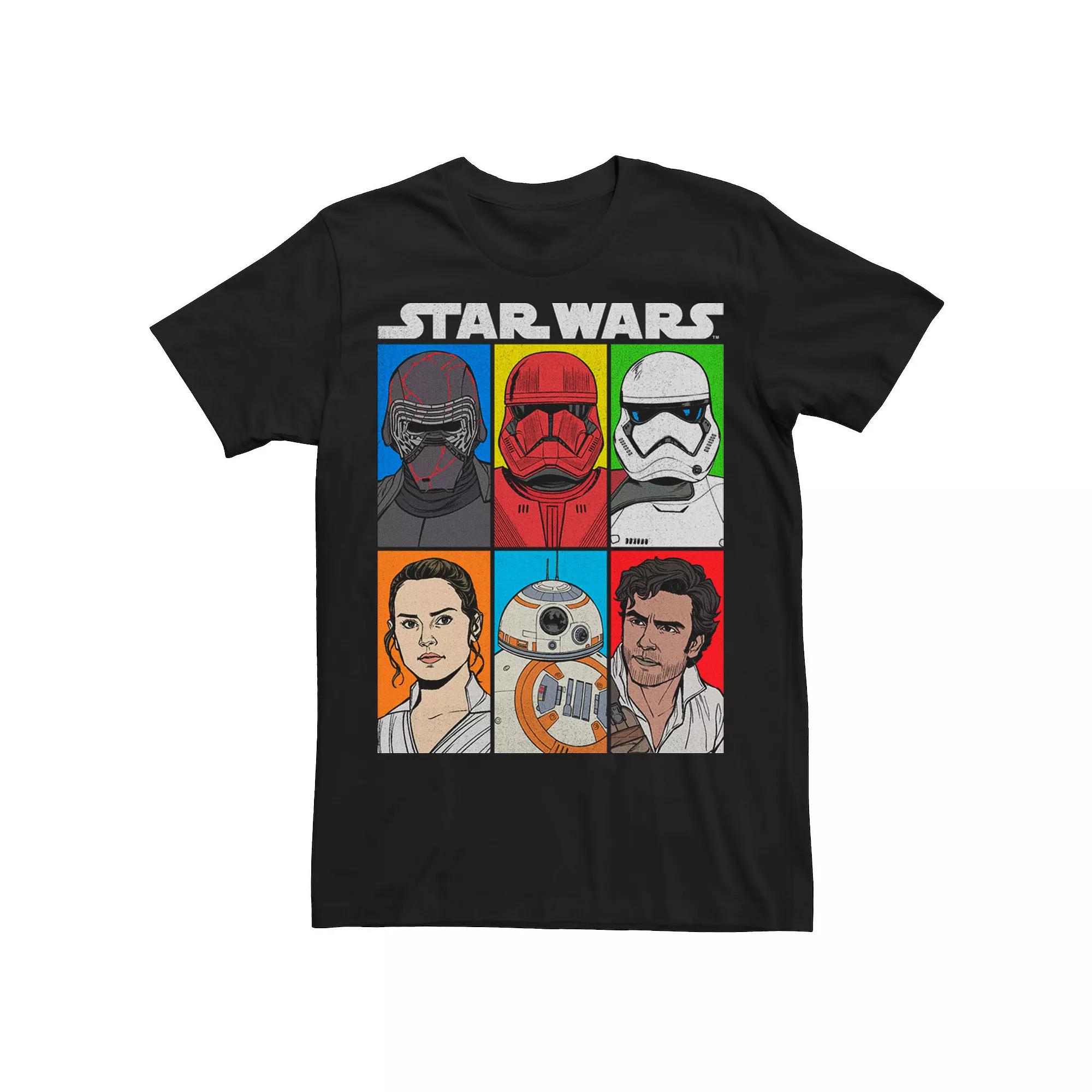 Men's Star Wars The Rise of Skywalker Character Grid Tee,  Product Image
