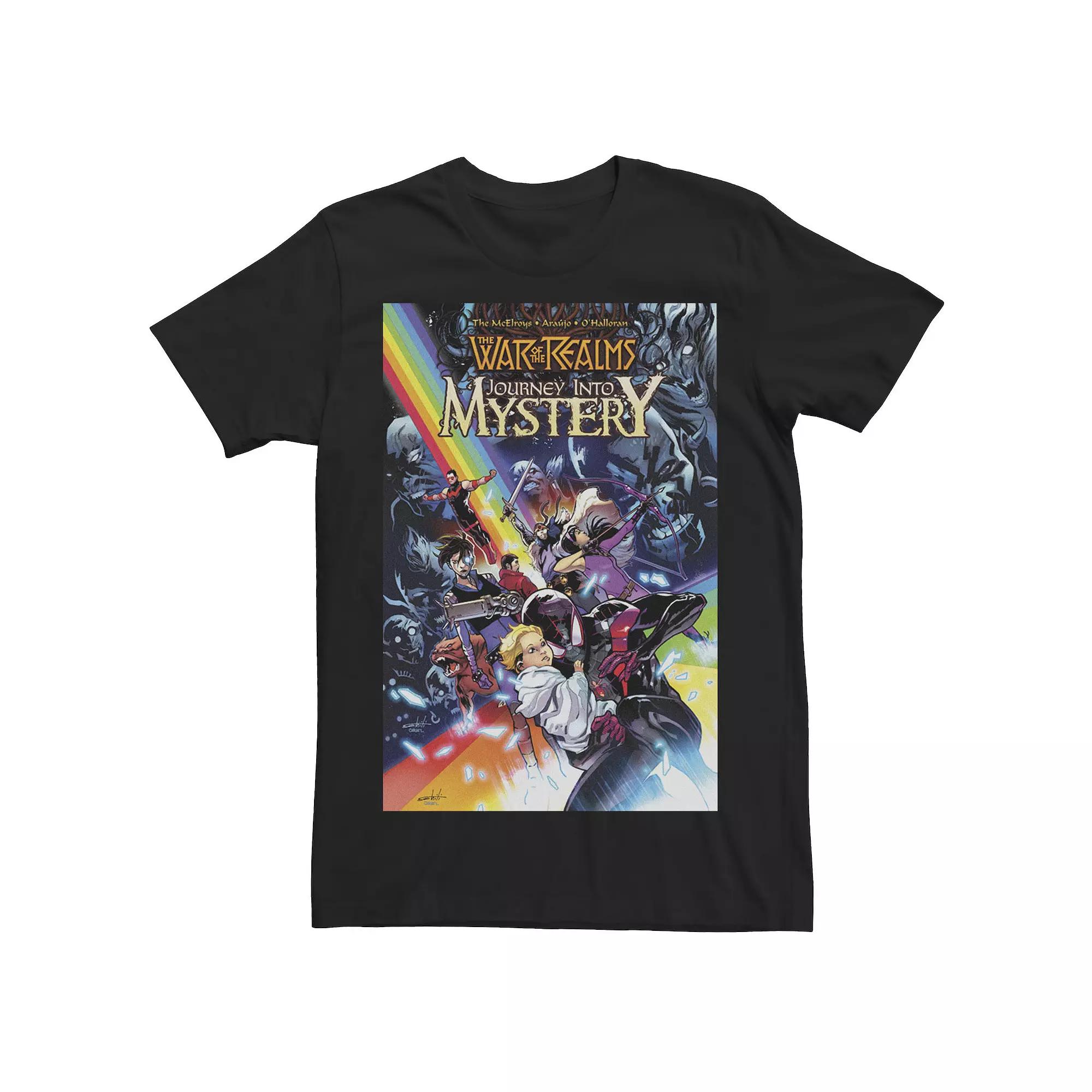 Men's Marvel Journey Into Mystery Miles Morales Comic Book Cover Tee,  Product Image
