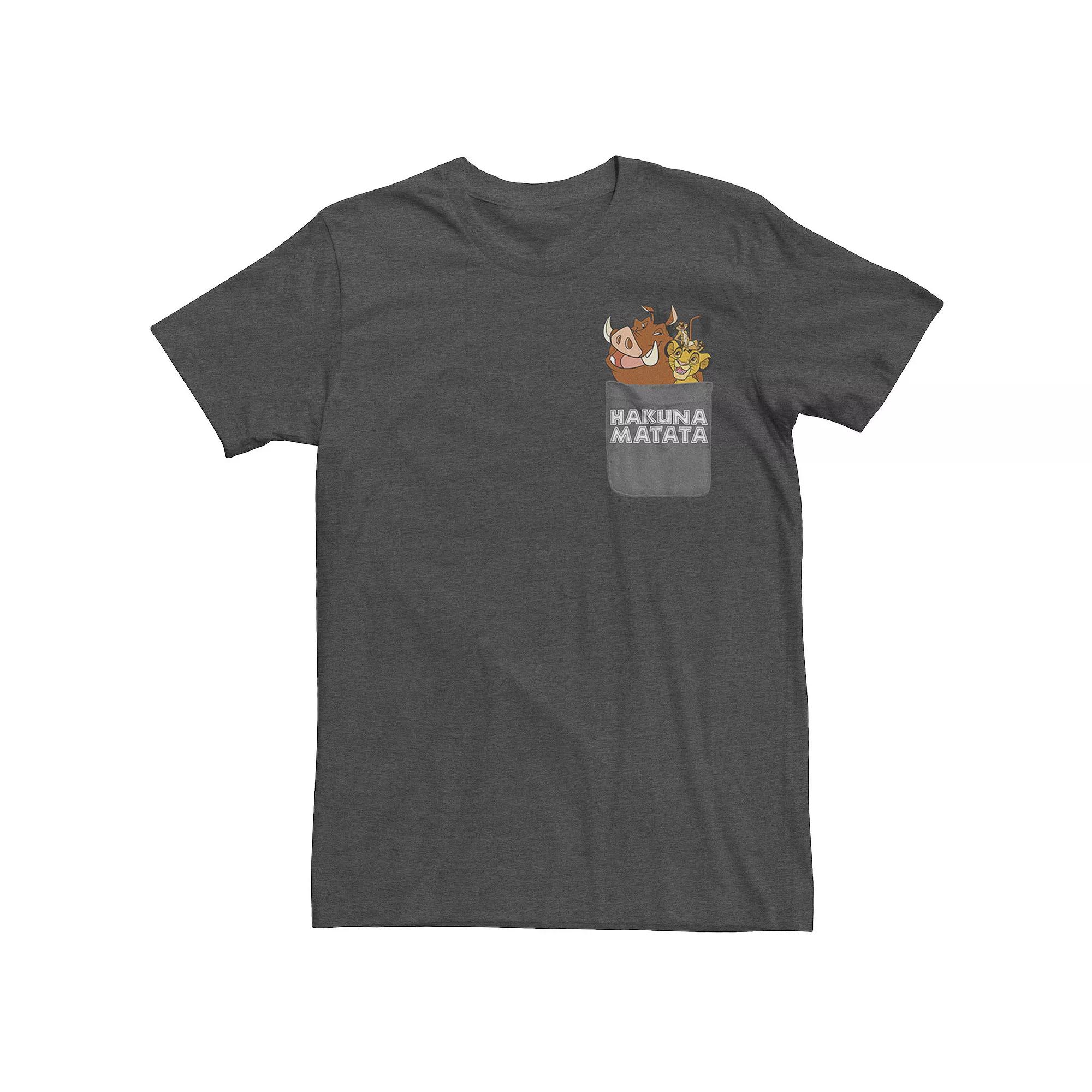 Men's Disney's The Lion King Hakuna Matata Pocket Tee,  Product Image