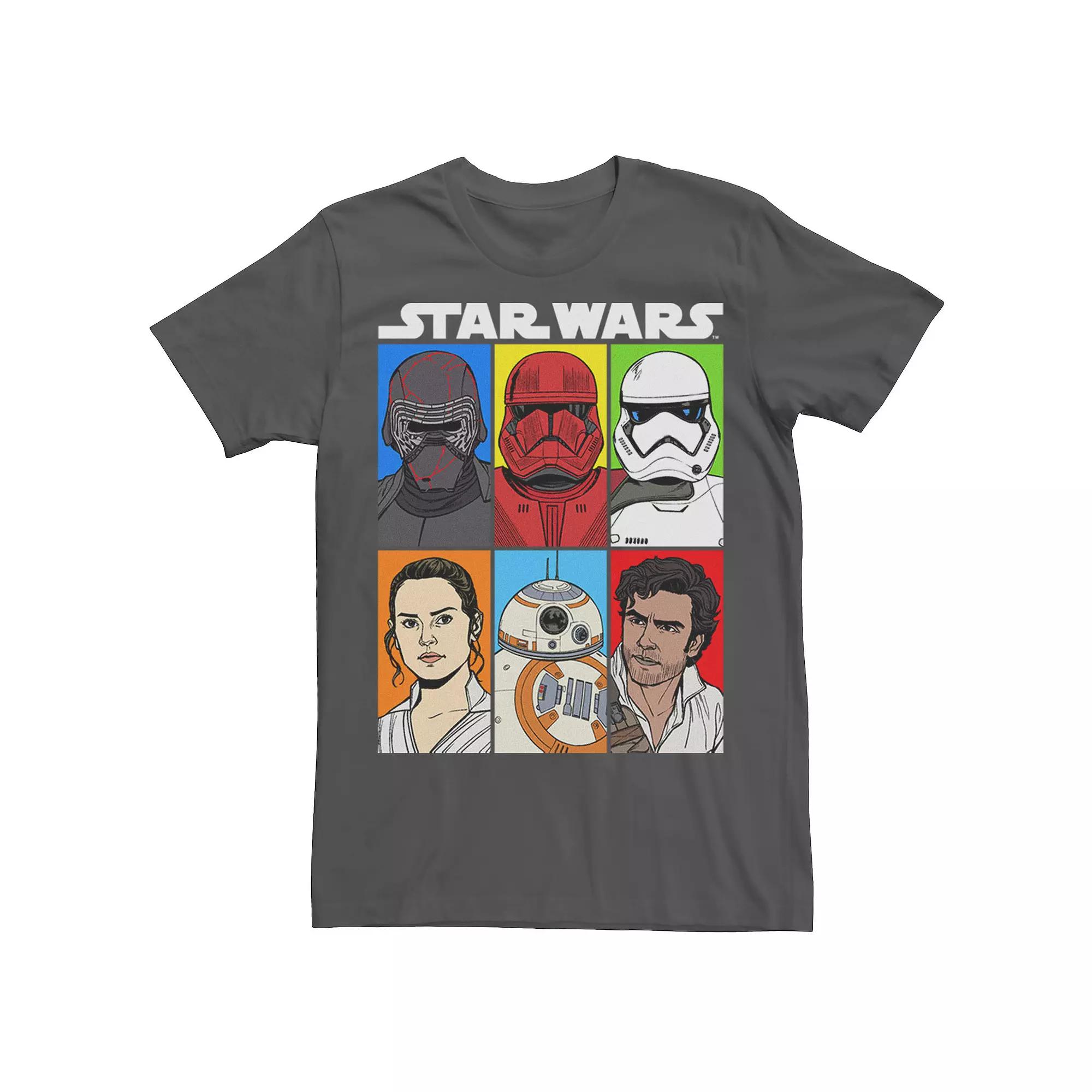 Men's Star Wars The Rise of Skywalker Character Grid Tee,  Product Image