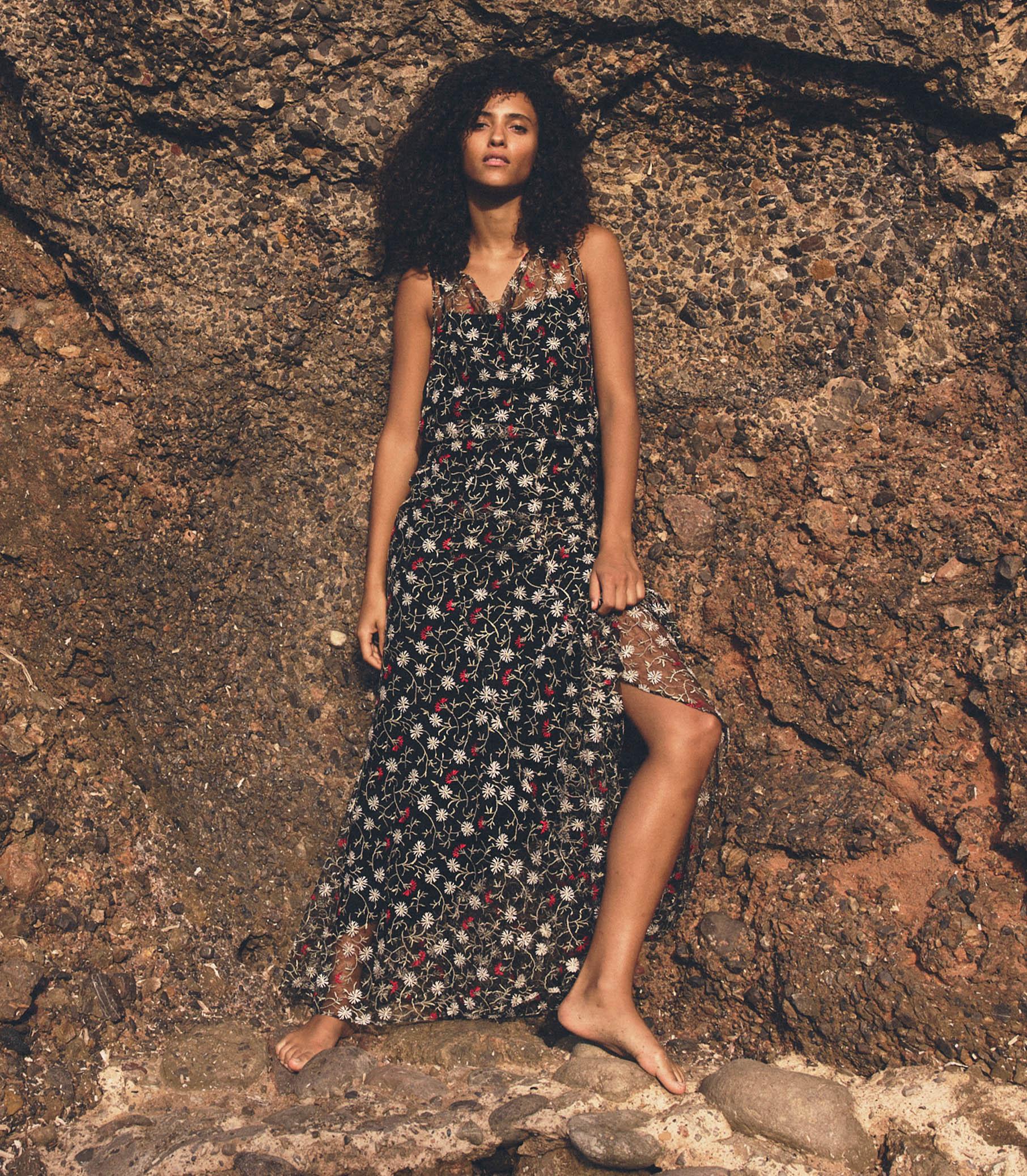 MIREILLE DRESS -- JARDIN DE MARGUERITES Product Image