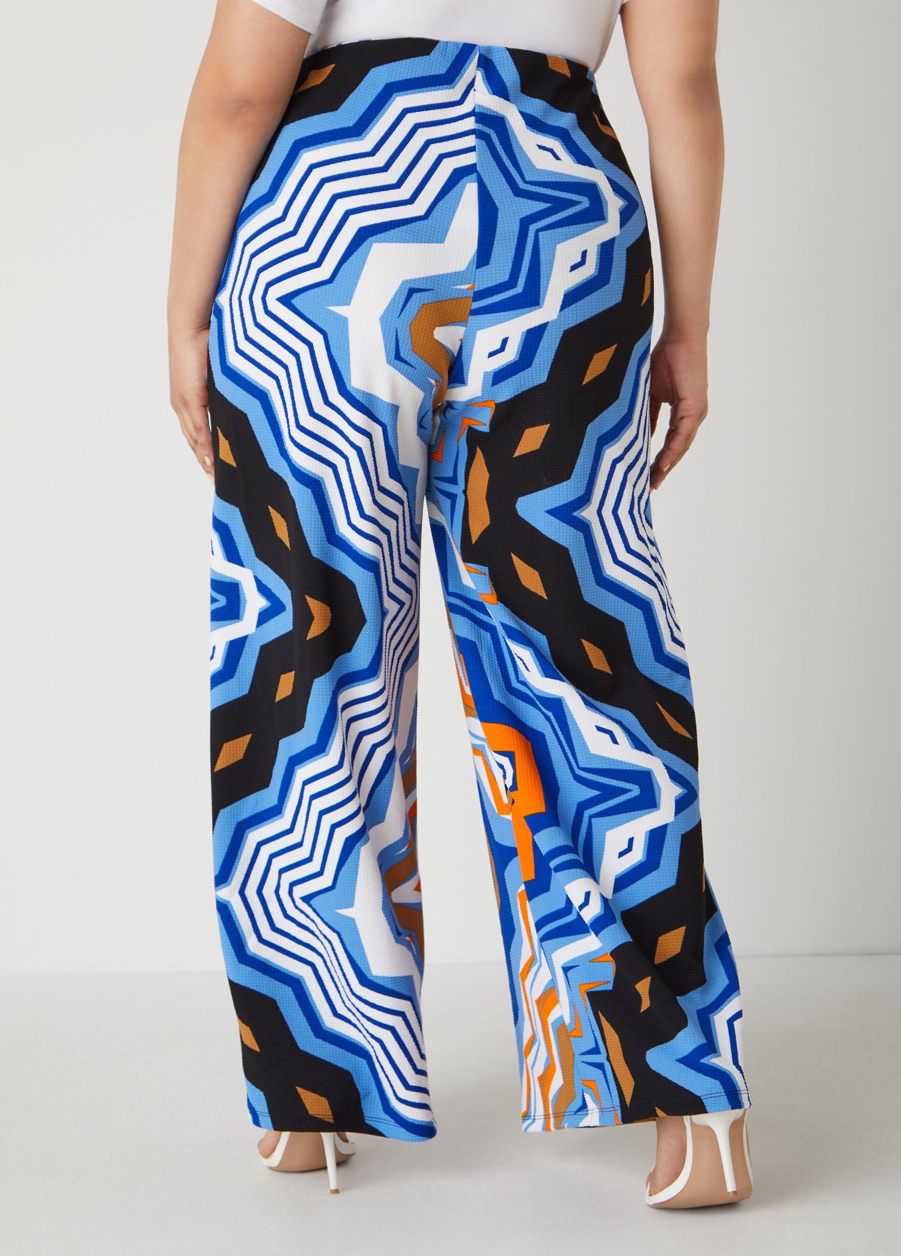 Geo Wide Leg Pants Product Image