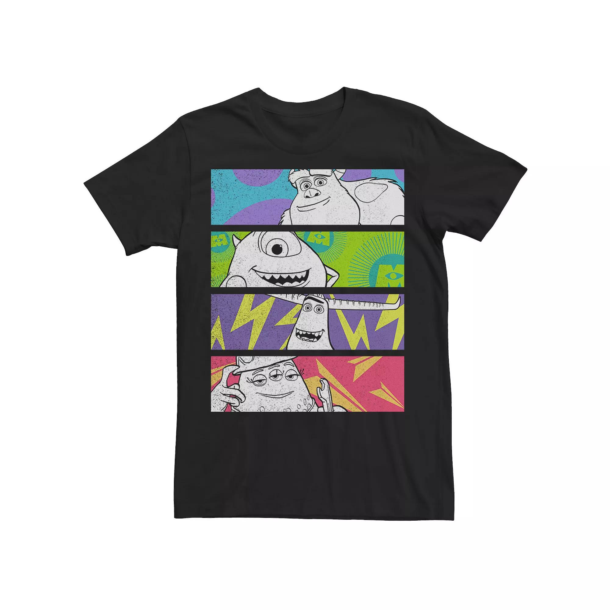 Disney / Pixar's Monsters At Work Men's Monster Group PaneTee,  Product Image