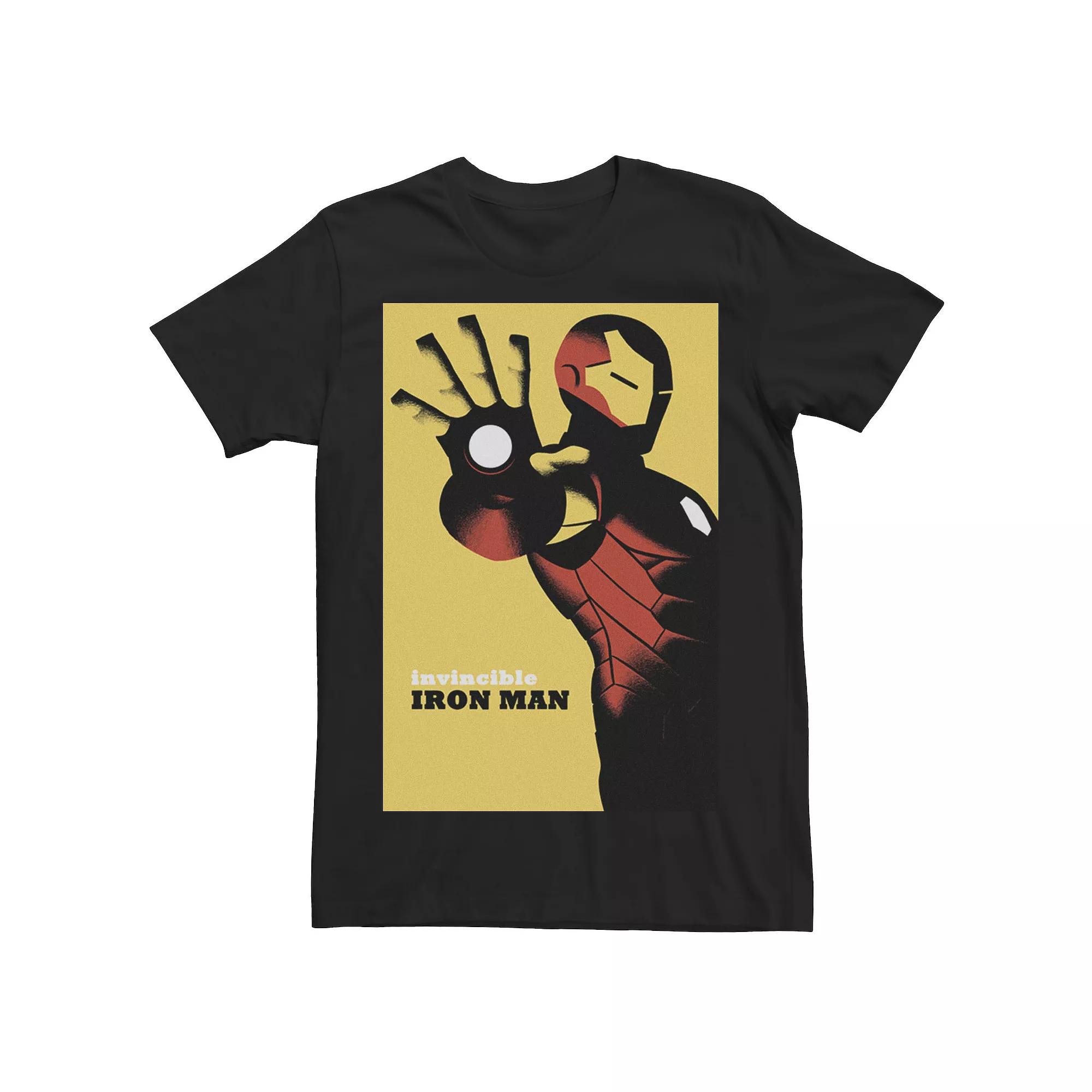 Men's Marvel Avengers Iron Man Golden Invincible Graphic Tee,  Product Image