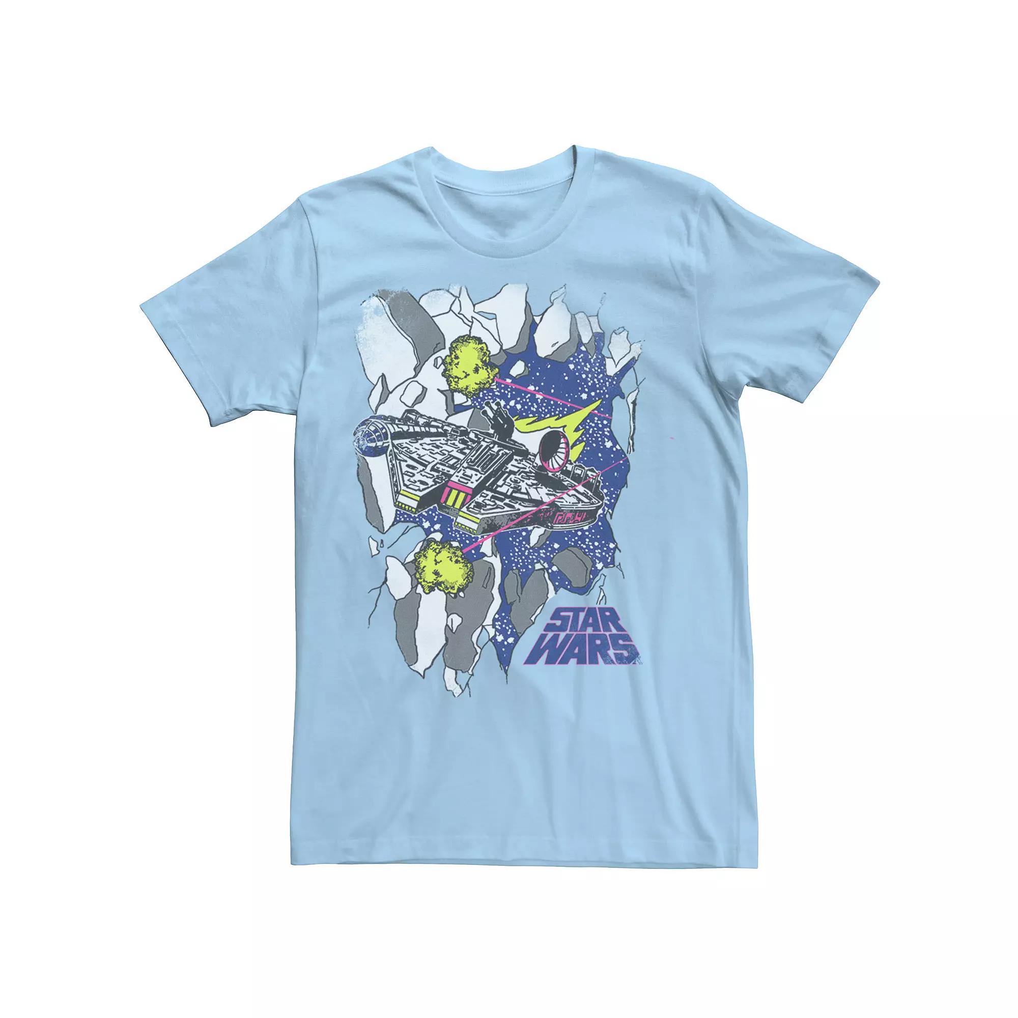 Men's Star Wars Falcon Breakthrough Asteroids Tee,  Product Image