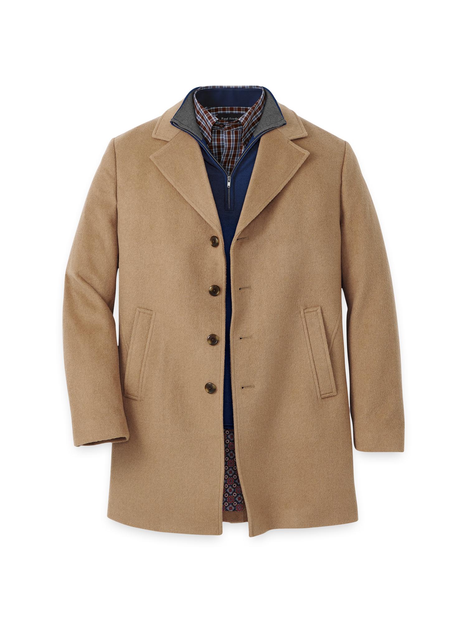 Wool Blend Topcoat - Camel Product Image