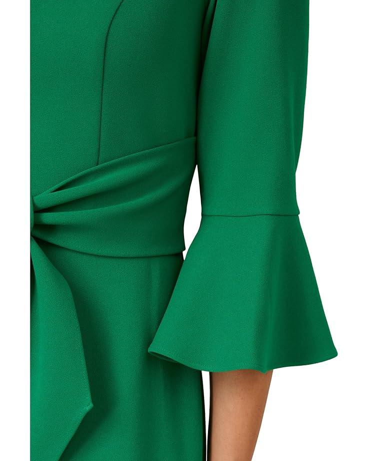 Knit Crepe Tie Waist Sheath Dress Product Image