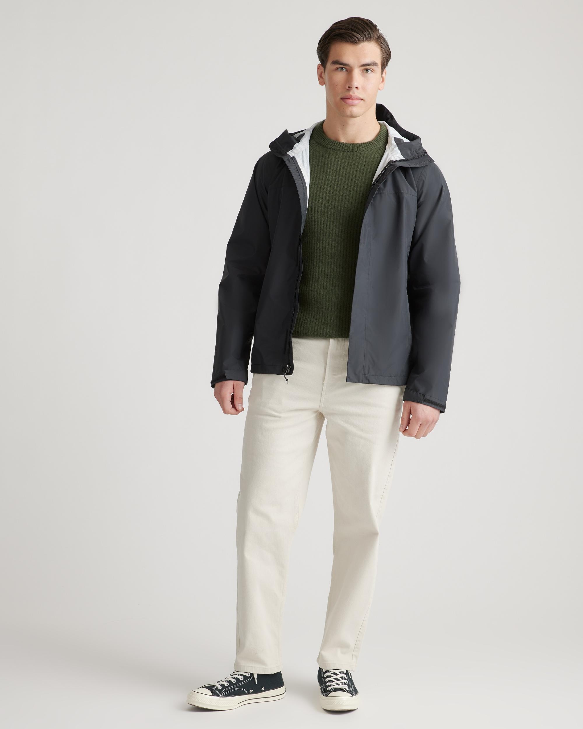 Quince | Men's Weatherproof Rain Shell Jacket Size XL, Polyester/Recycled Polyester Blend Product Image