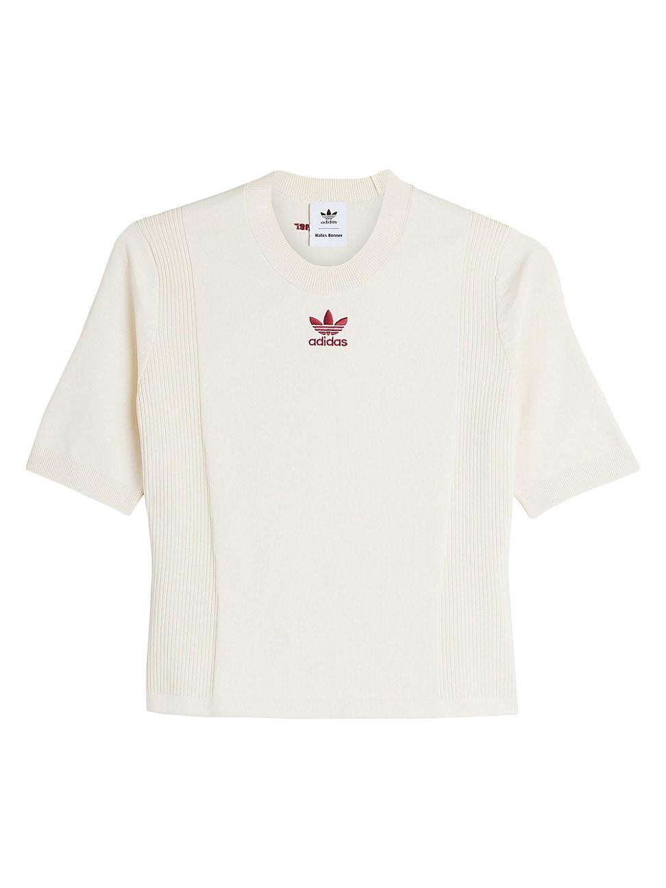 Womens adidas x Wales Bonner Crewneck Short-Sleeve T-Shirt Product Image