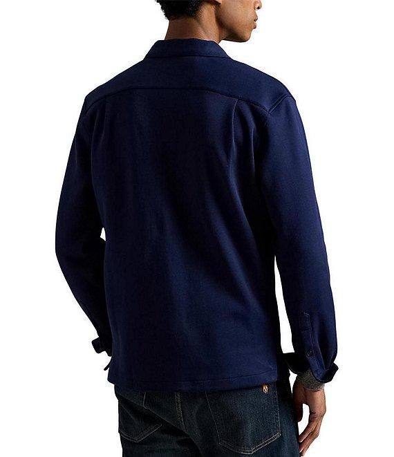 Polo Ralph Lauren Long-Sleeve Double-Knit Camp Shirt Product Image
