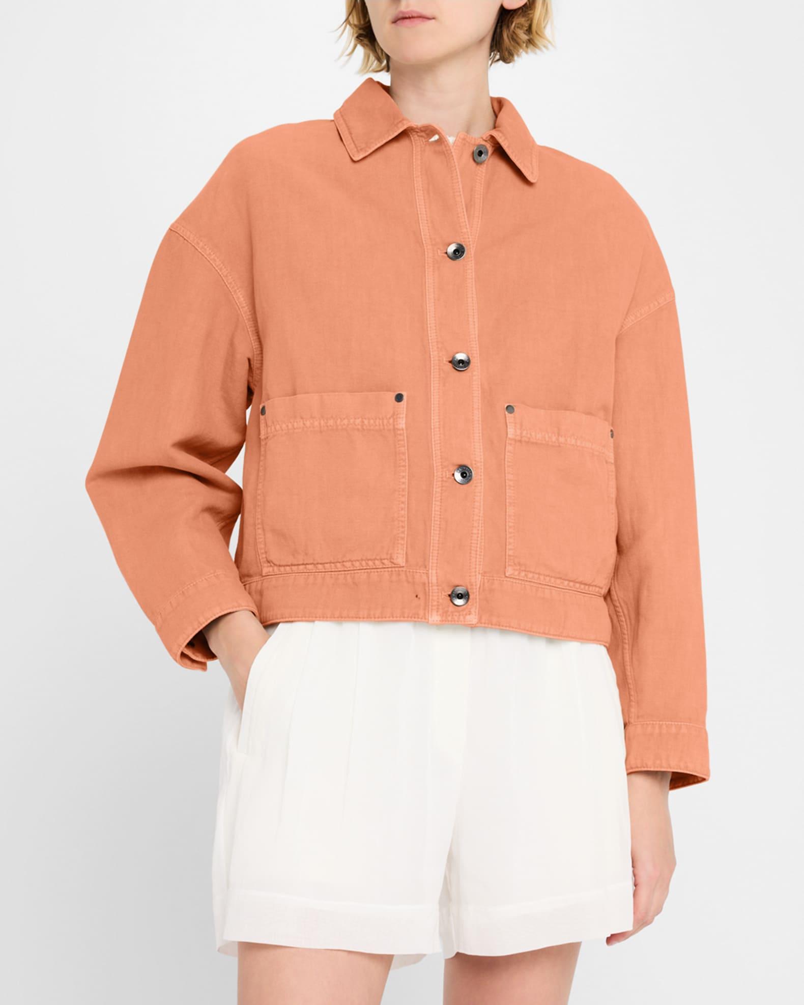Garment Dyed Short Jacket Product Image