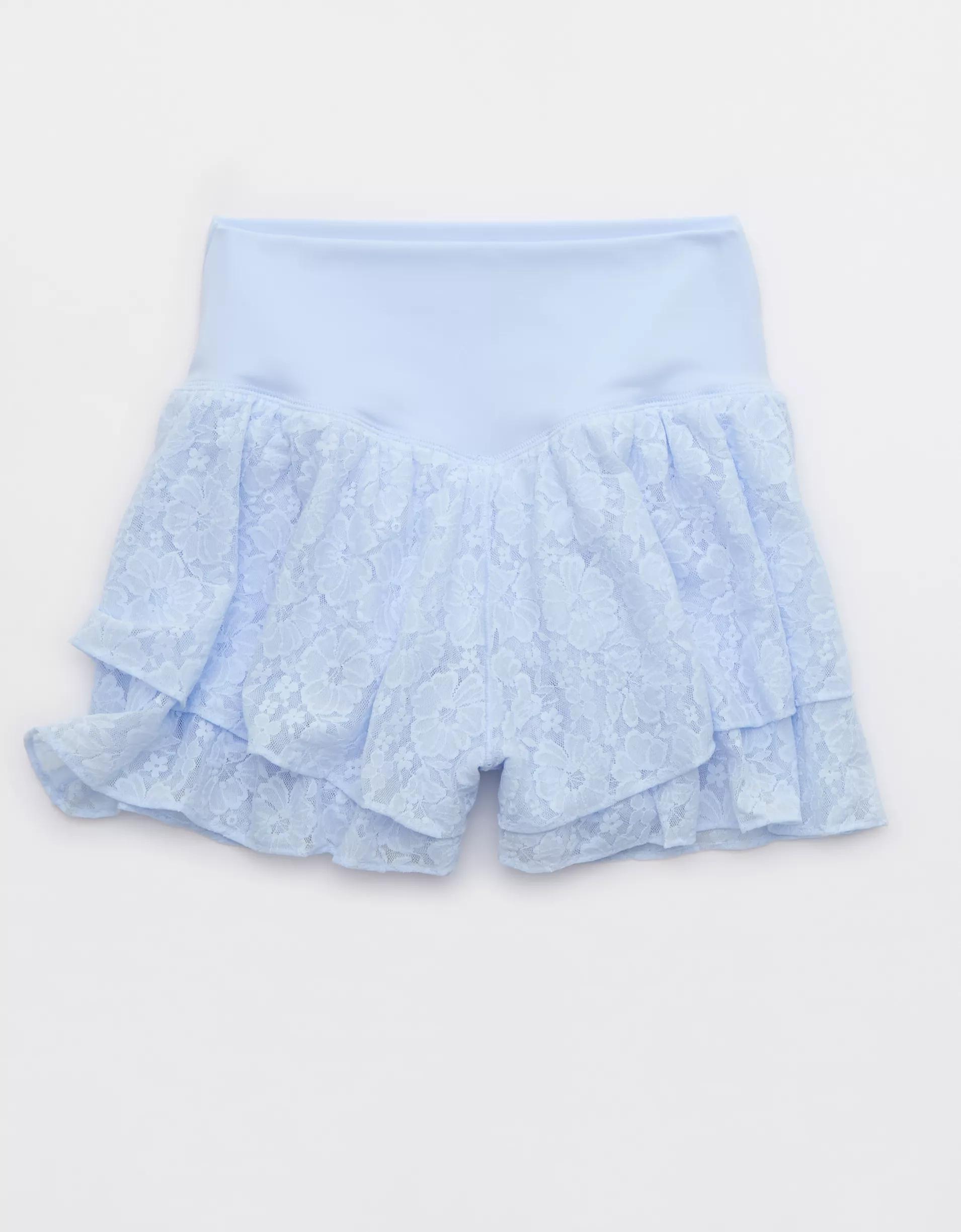 OFFLINE By Aerie Real Me Lace Flowy Short Product Image