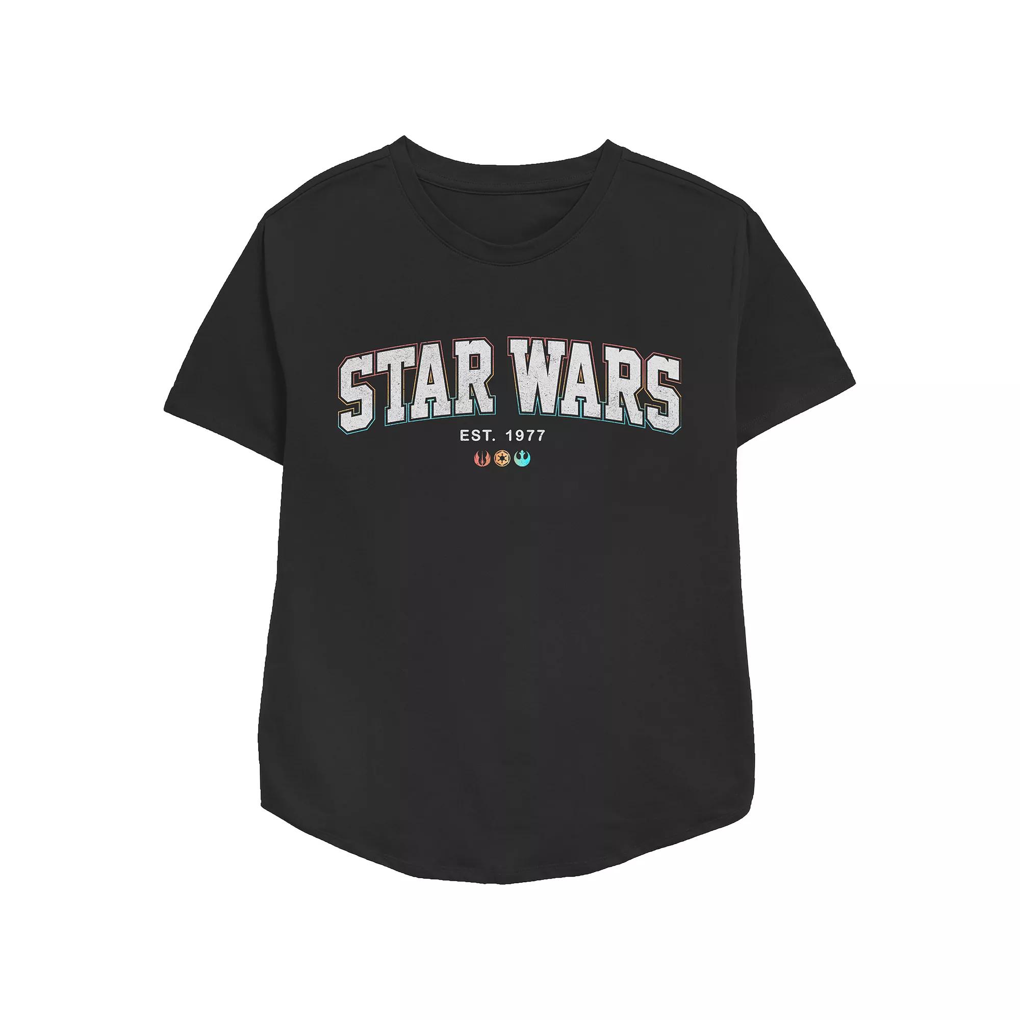Women's Star Wars Est. 1977 Relaxed Fit Graphic Tee, Girl's,  Product Image
