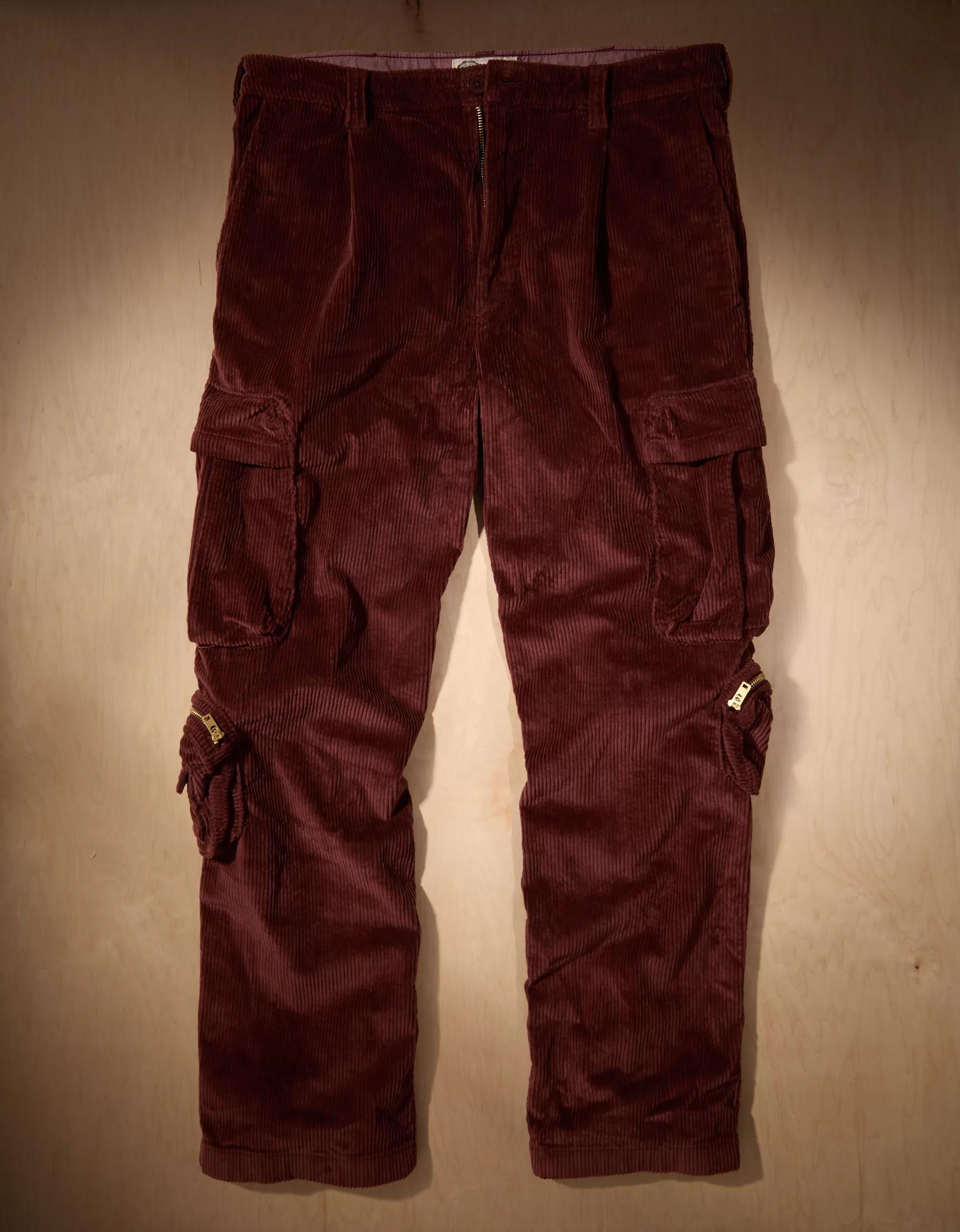 AE x Tru Kolors Relaxed Corduroy Cargo Pant Product Image
