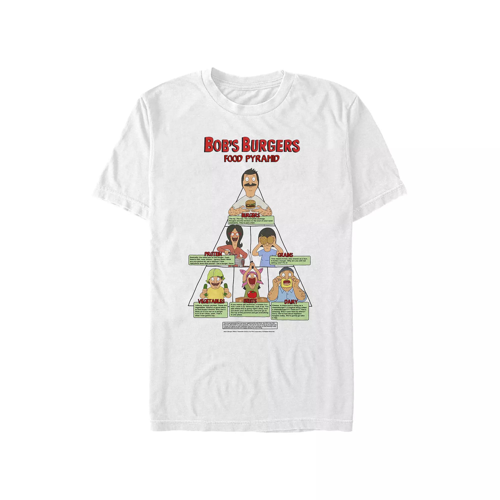Men's Bob's Burgers Food Pyramid Graphic Tee,  Product Image