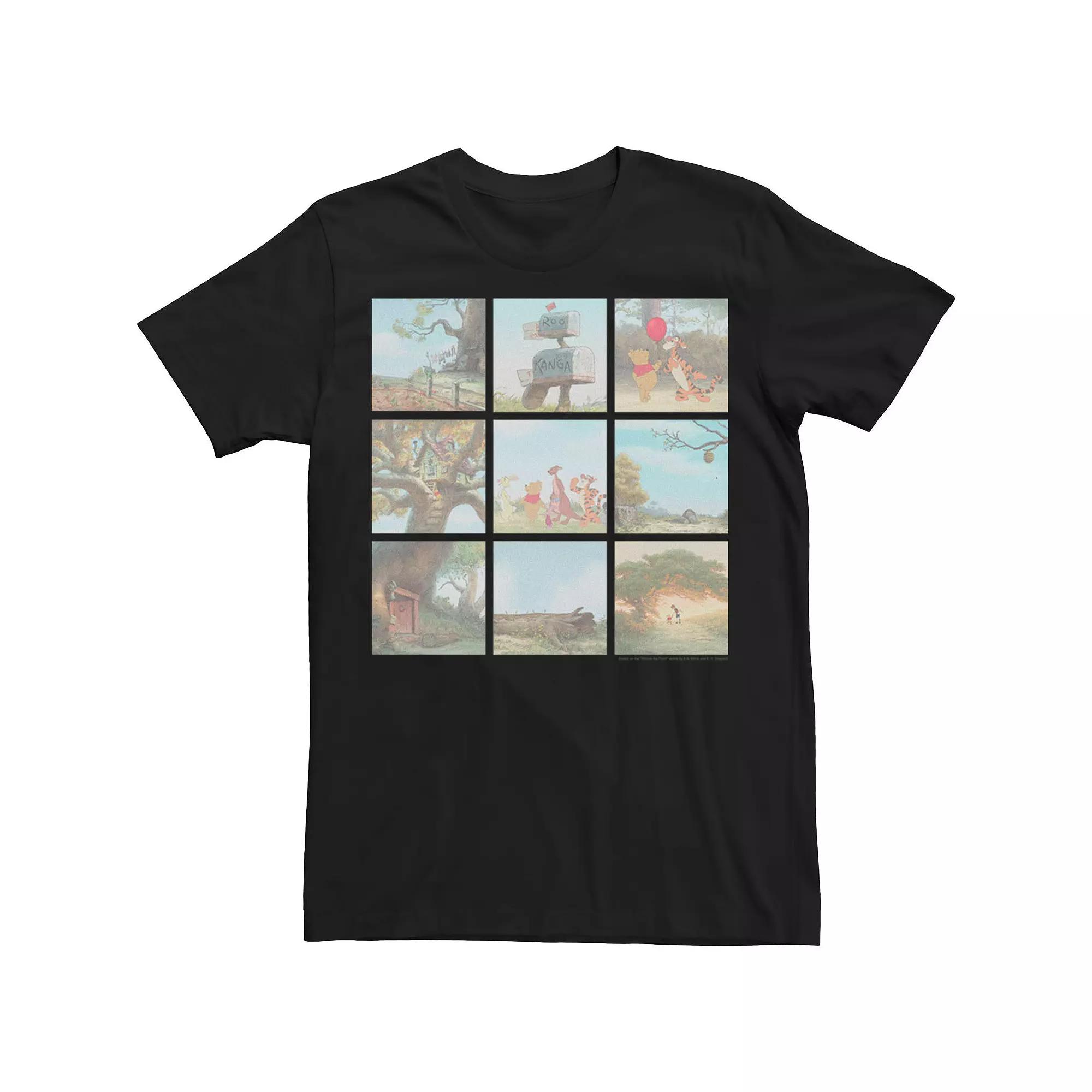 Disney's Winnie The Pooh Men's Scene Pane Tee,  Product Image