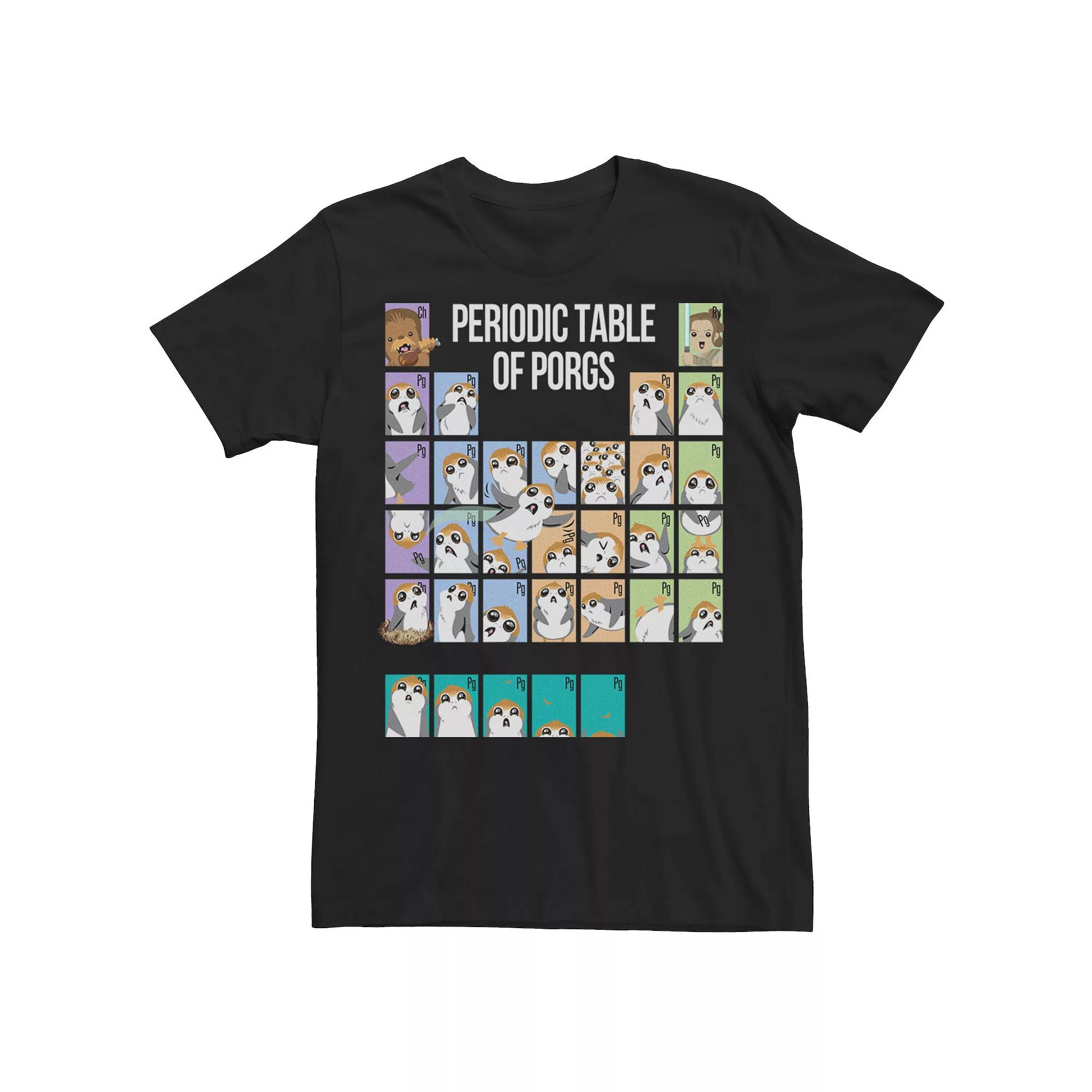 Men' Star Wars Porg Periodic Table Tee, Men's,  Product Image