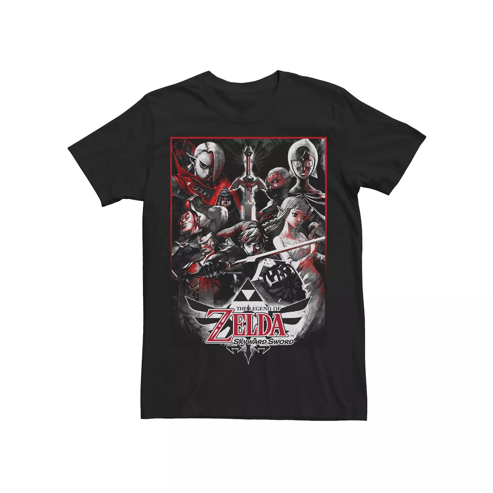 Men's Nintendo Legend of Zelda Skyward Sword Group Sketch Tee,  Product Image