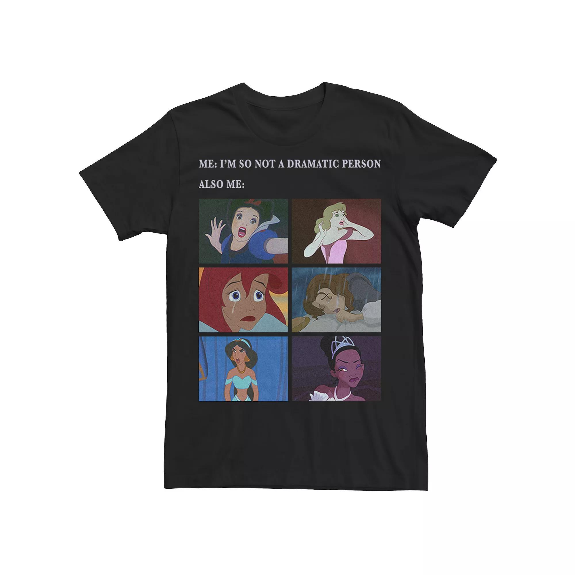 Men's Disney Princess I'm So Not A Dramatic Person Tee,  Product Image