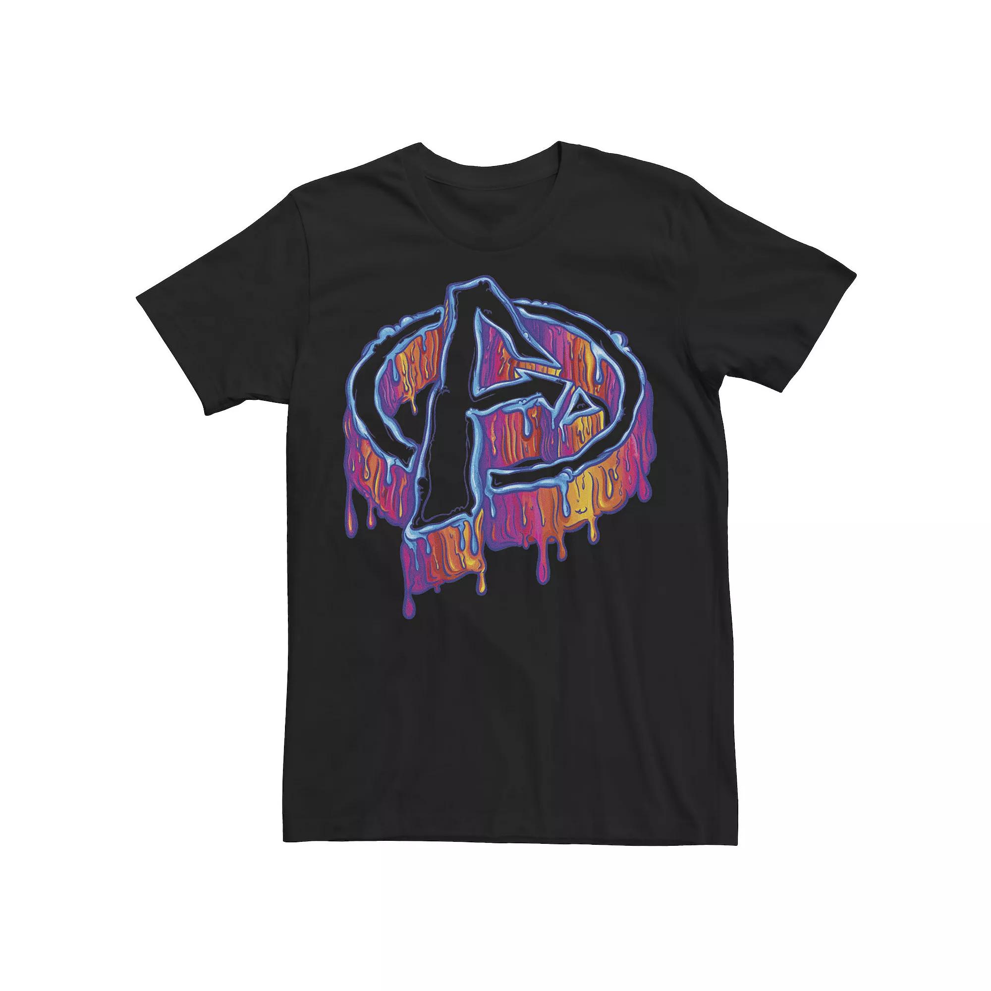 Men's Marvel Avengers Dripping Paint Logo Tee,  Product Image