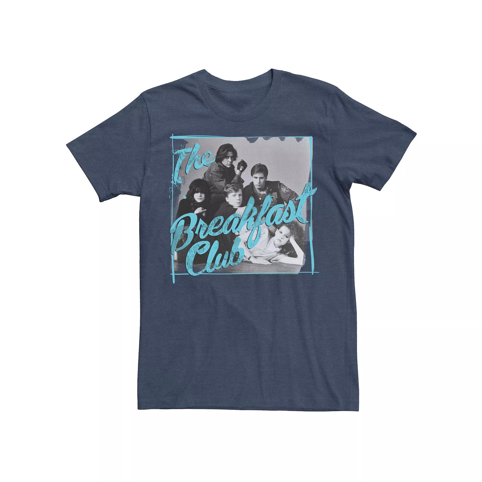 Men's Breakfast Club Group Portrait Fancy Script Tee,  Product Image