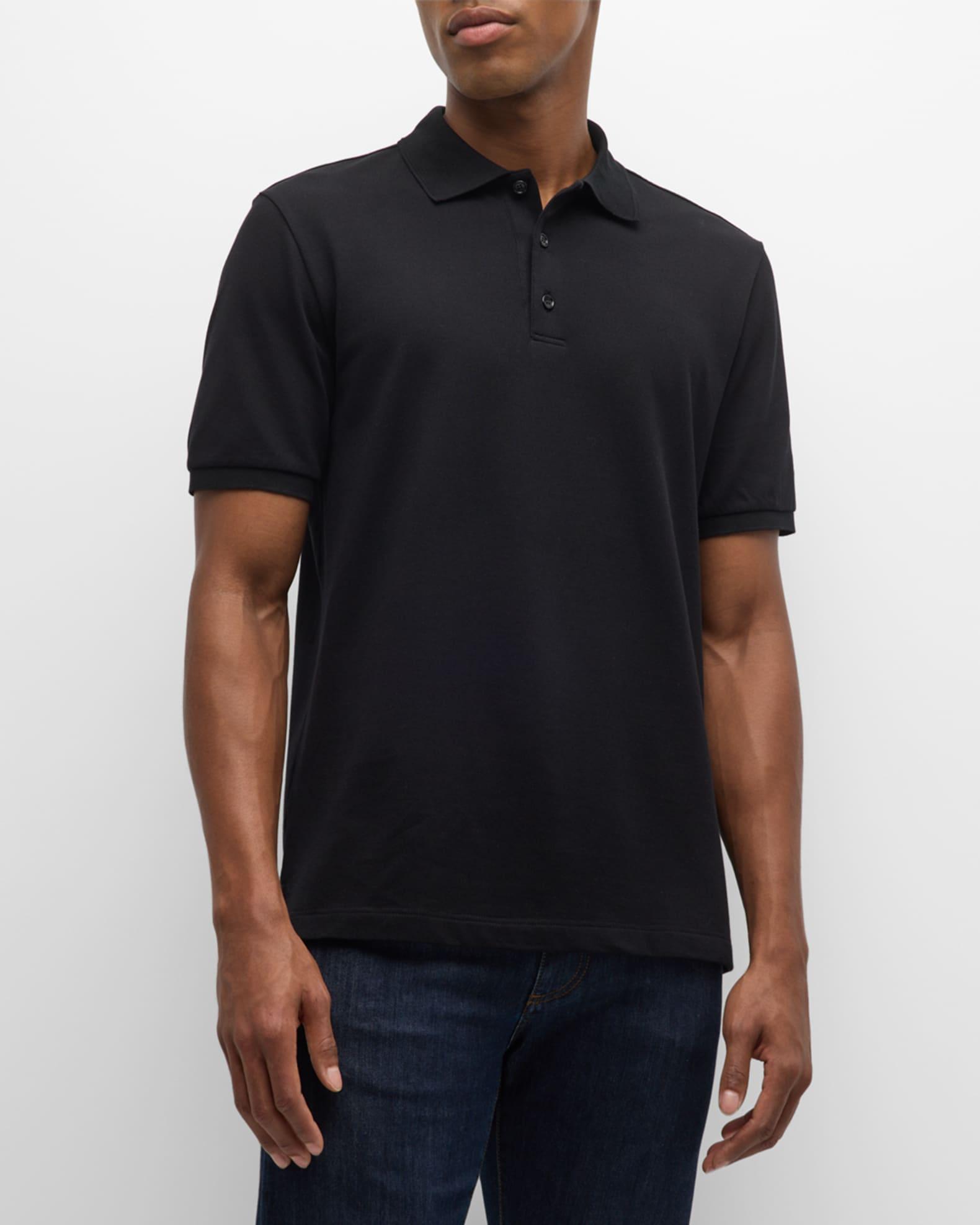 Men's Cotton Polo Shirt Product Image