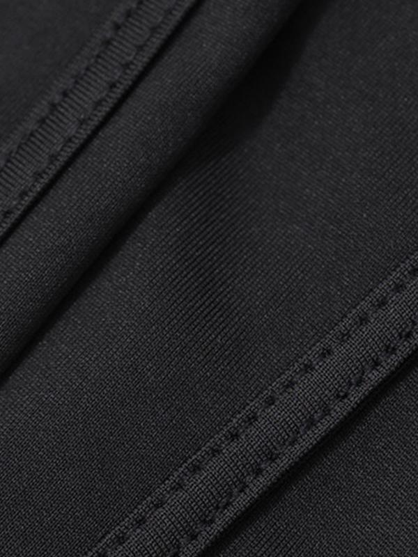 Fuzzy Trim Off Shoulder Mesh Breasted Corset Top Product Image