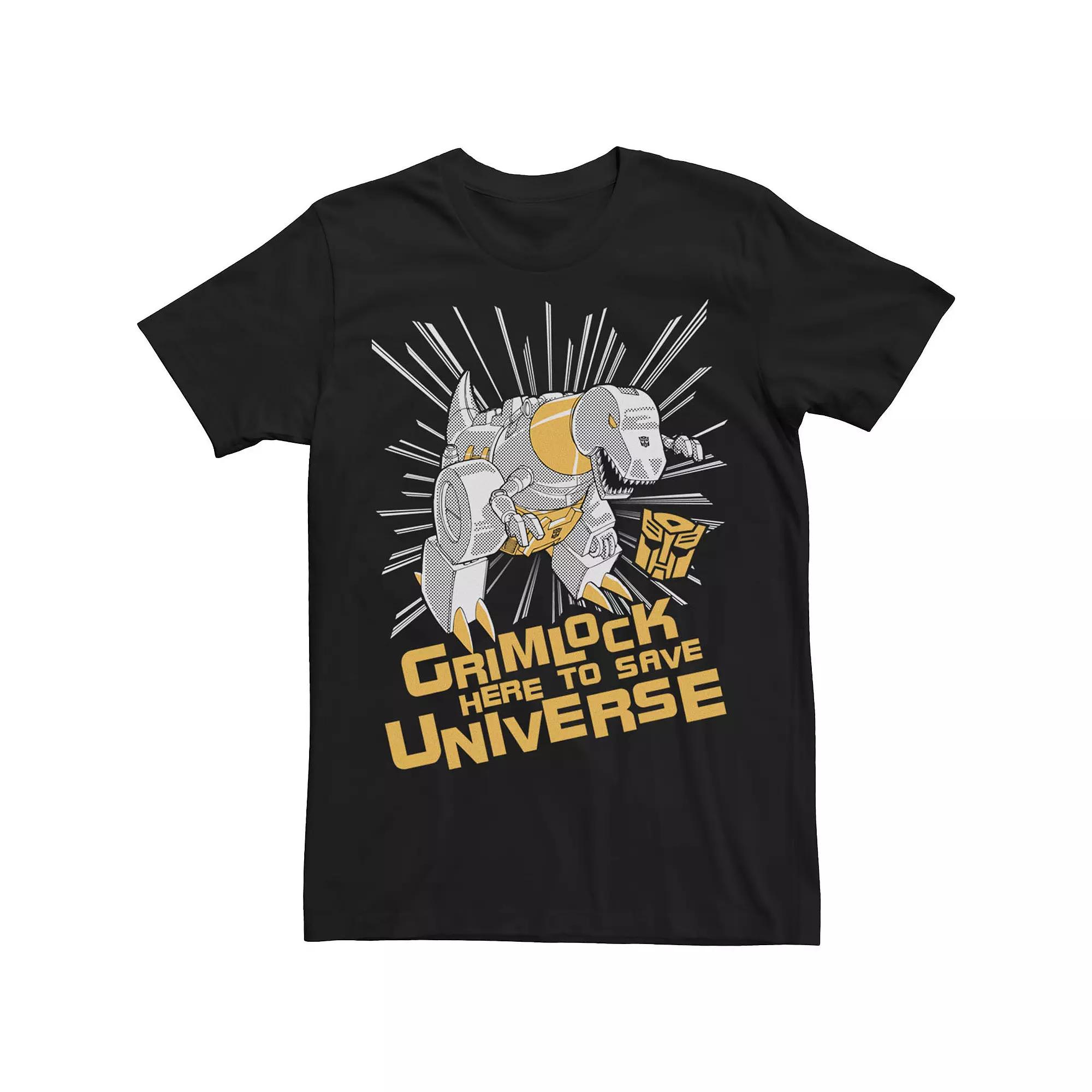 Men's Transformers Grimlock Here To Save Universe Tee,  Product Image