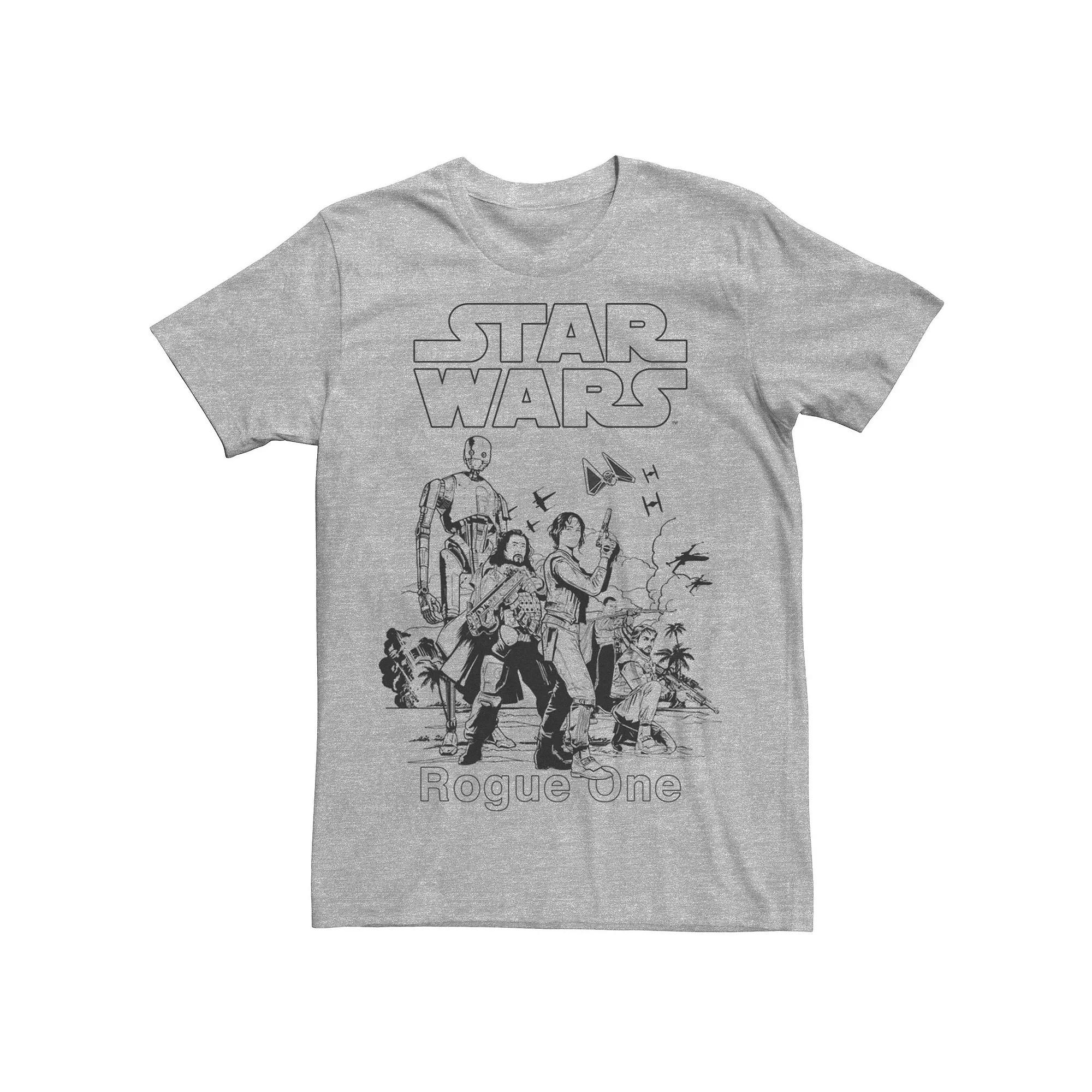 Men's Rogue One: A Star Wars Story Group Shot Portrait Tee,  Product Image