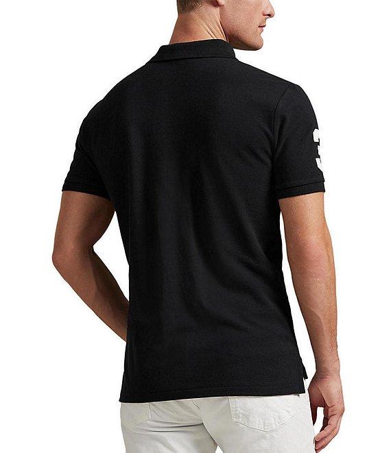 Polo Ralph Lauren Custom Slim Fit Big Pony Mesh Short-Sleeve Polo Shirt Product Image