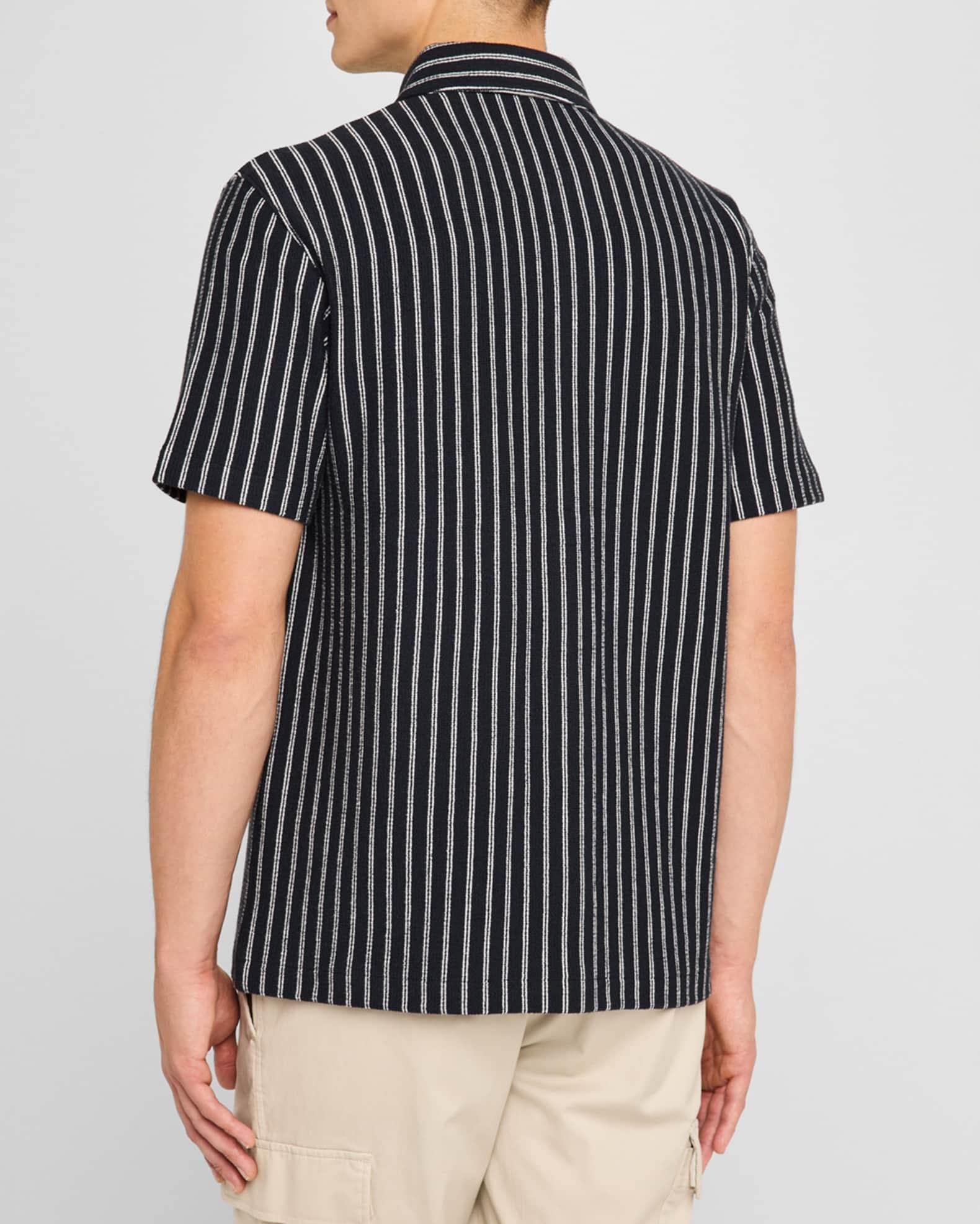 Men's Boucle Striped Sport Shirt Product Image