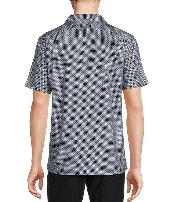 Daniel Cremieux Signature Label Tile Print Short Sleeve Woven Camp Shirt Product Image