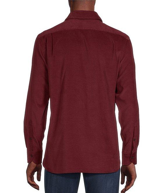 Cremieux Blue Label Solid Corduroy Long Sleeve Woven Shirt Product Image