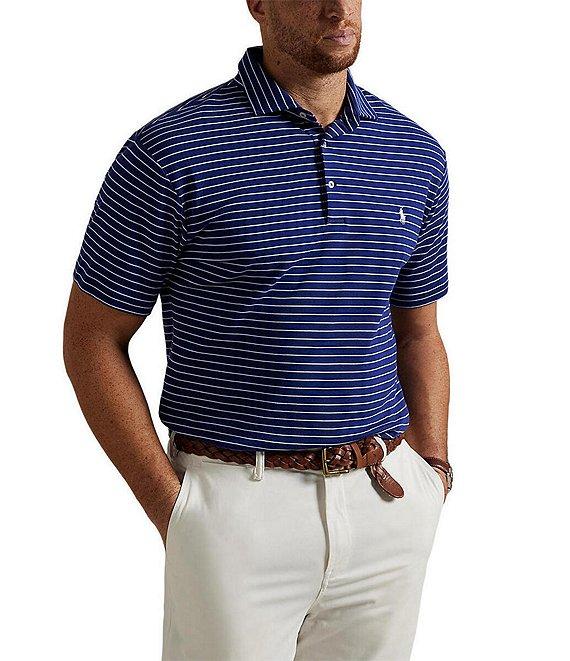 Polo Ralph Lauren Classic Fit Soft Cotton Stripe Short Sleeve Polo Shirt Product Image