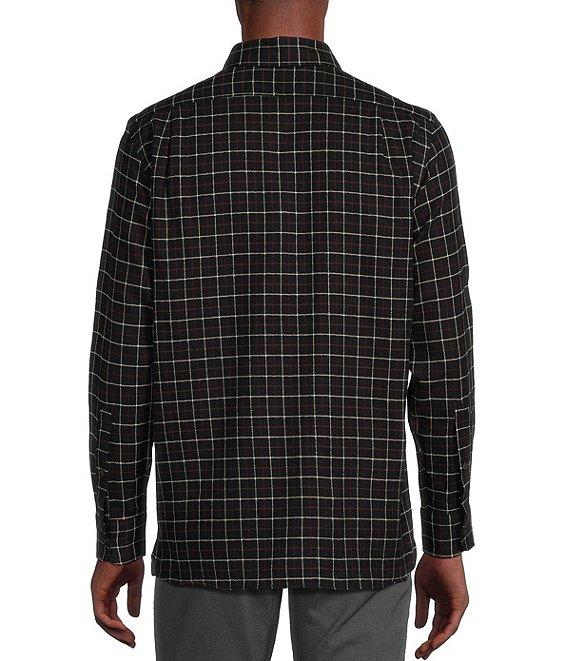 Cremieux Blue Label Chamonix Collection Small Plaid Moleskin Long Sleeve Woven Shirt Product Image