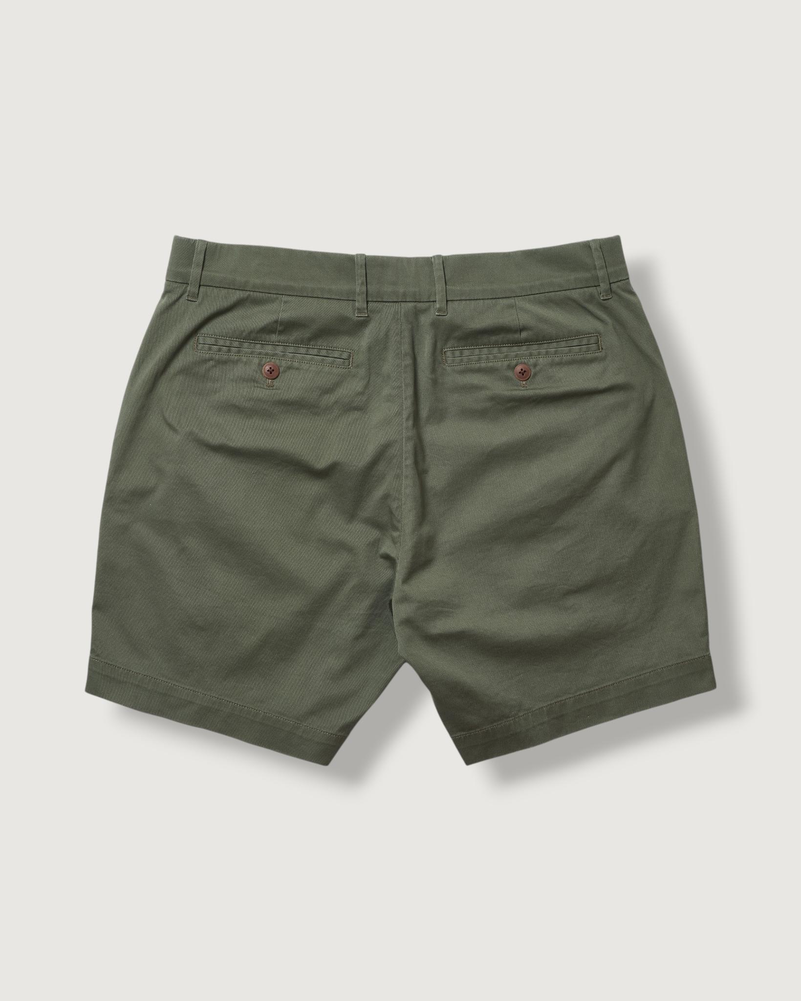 Thompson Flex Stretch Shorts 7"- Olivine Product Image
