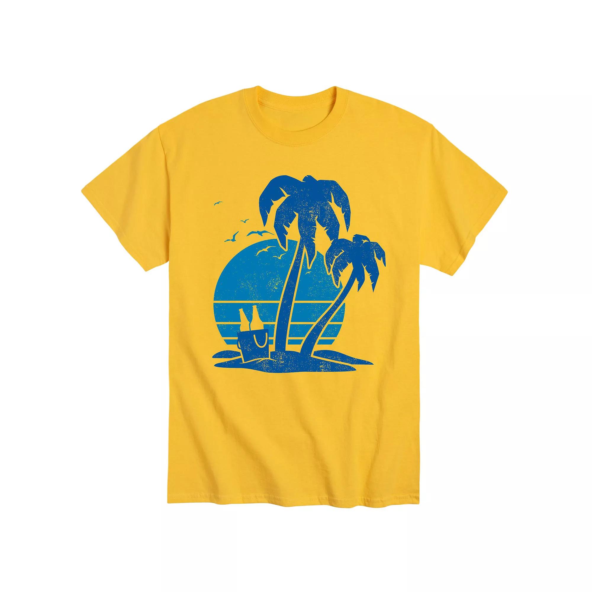 Men's Beach And Beer Tee,  Product Image