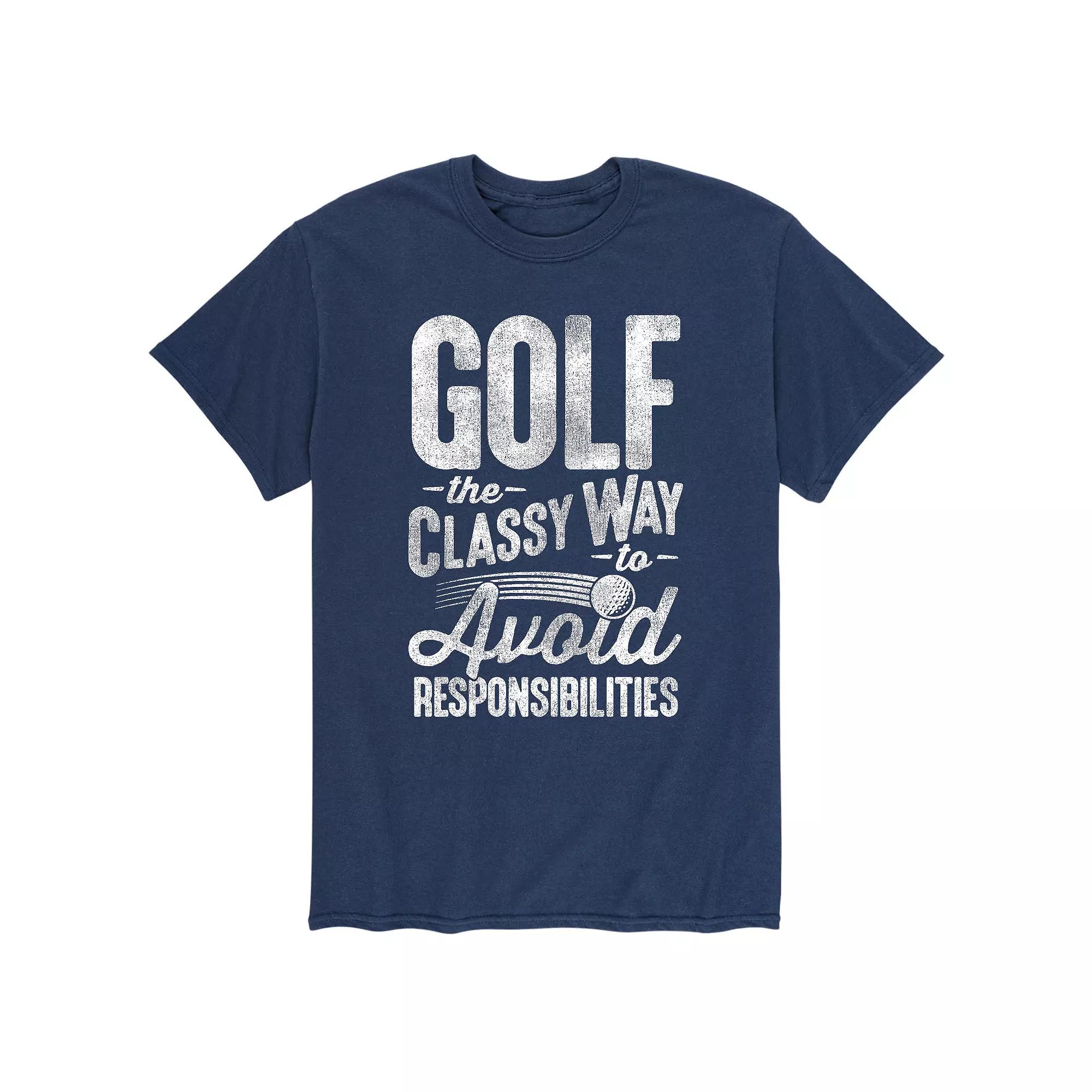 Men's Golf The Classy Way To Avoid People Tee,  Product Image