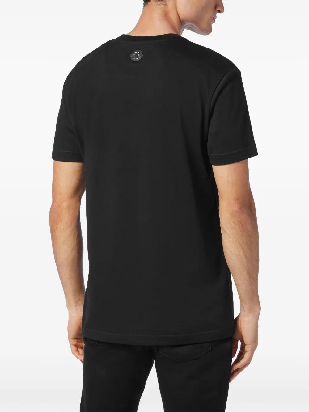 Skull-print cotton T-shirt Product Image