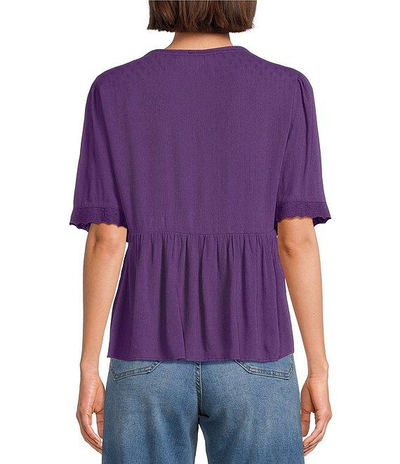 Nurture Short Sleeve V-Neck Top Product Image