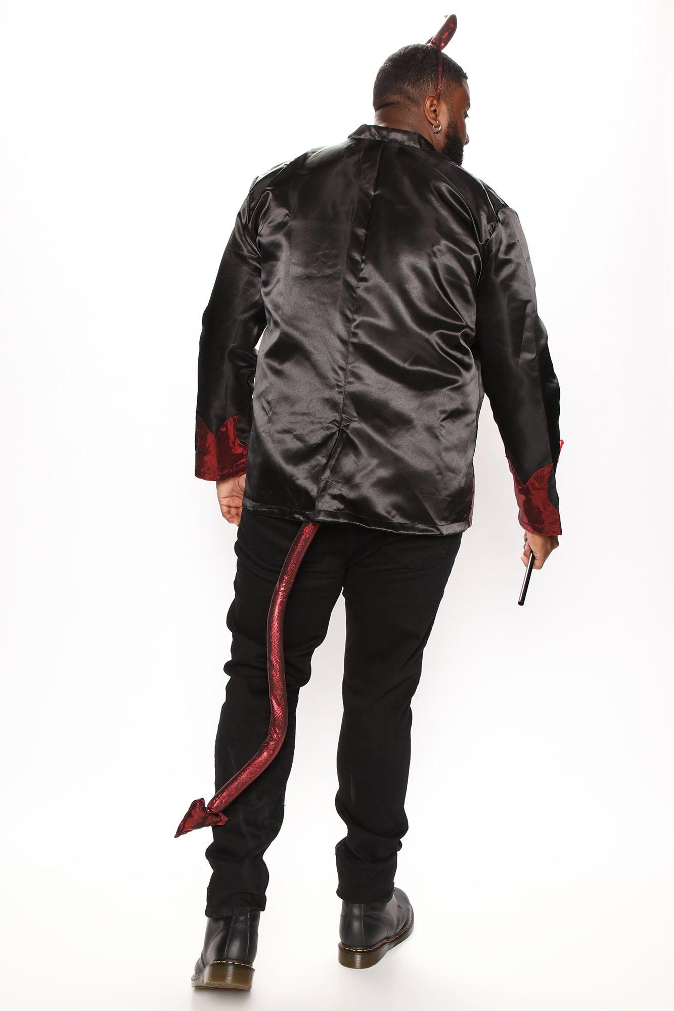 Handsome Devil 2 Piece Costume Set - Black/Red Product Image